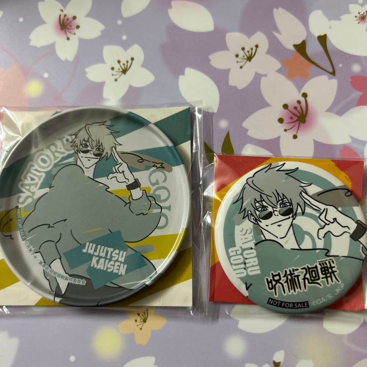 Jujutsu Kaisen Gojo Satoru Can Badge Can Coaster Set 7-Eleven Limited Not for