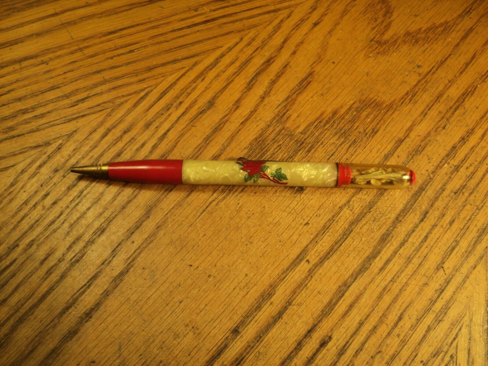 Vintage Ritepoint Mechanical Pencil  Nettie\'s Flower Garden  5-9/16\
