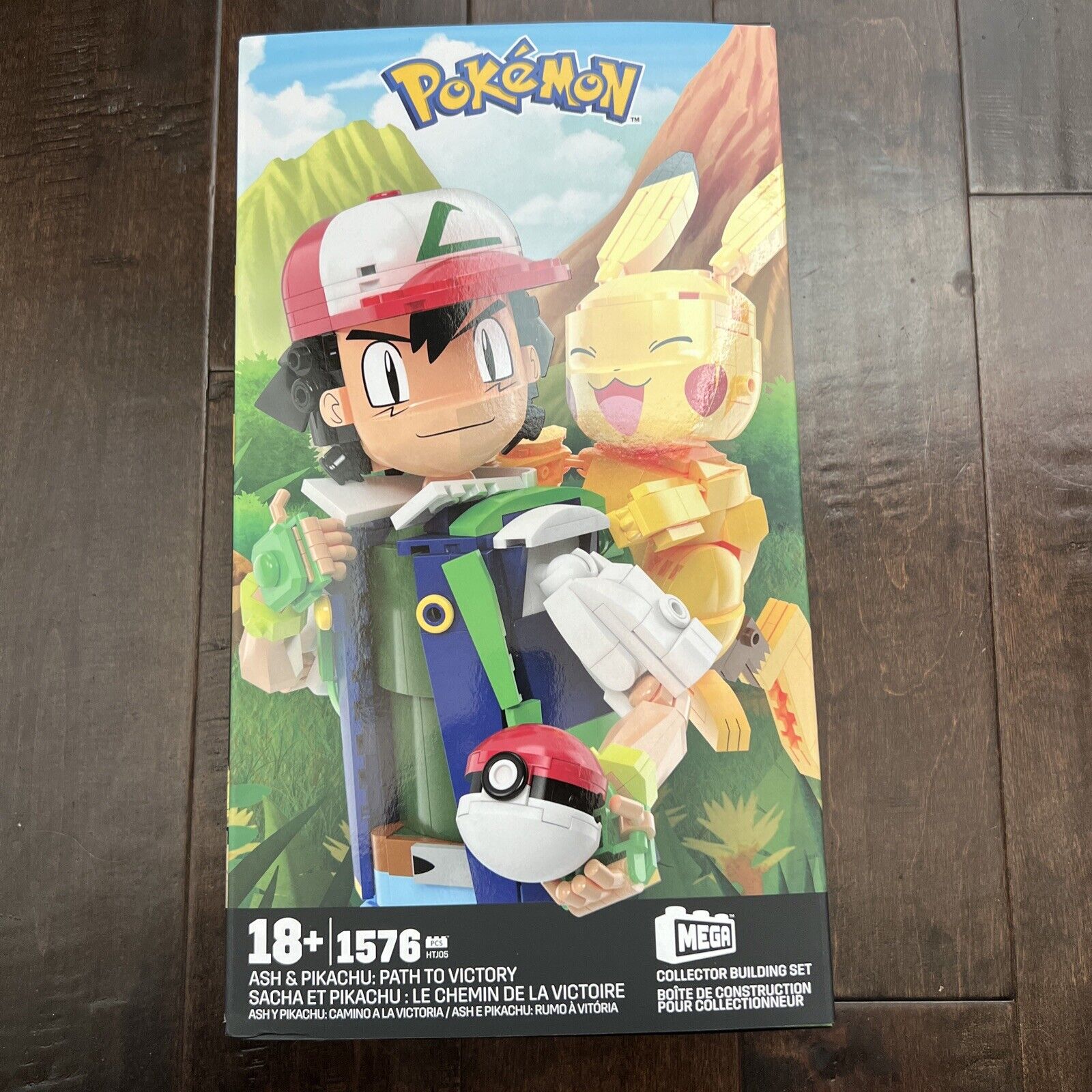 Pokemon MEGA - Mattel Creations - Ash & Pikachu: Path to Victory  Brand New