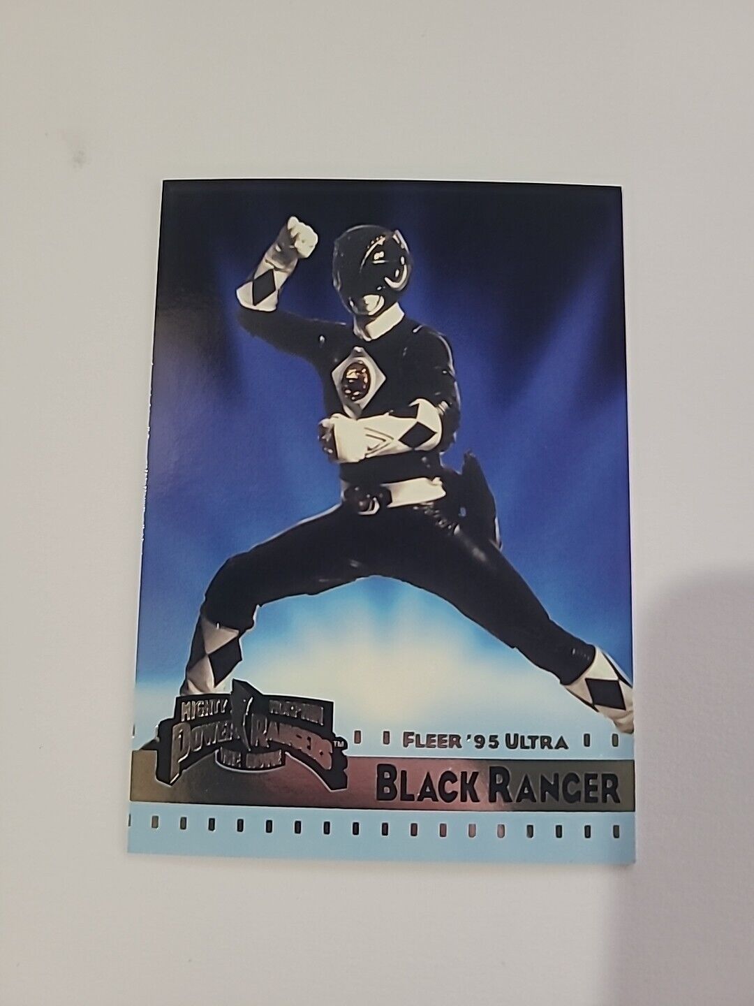 1995 Fleer Ultra Mighty Morphin Power Rangers Movie The Black Ranger #7