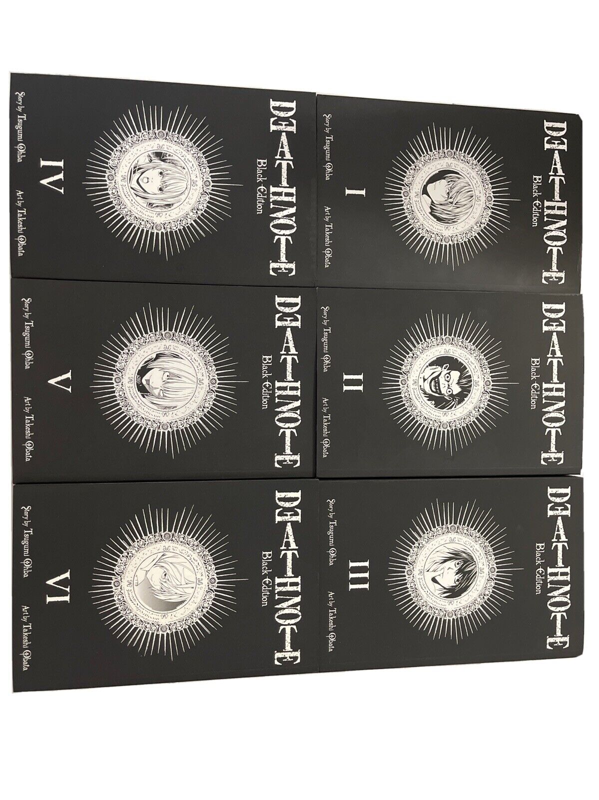 Deathnote Black Edition Complete Set Vol. 1-6