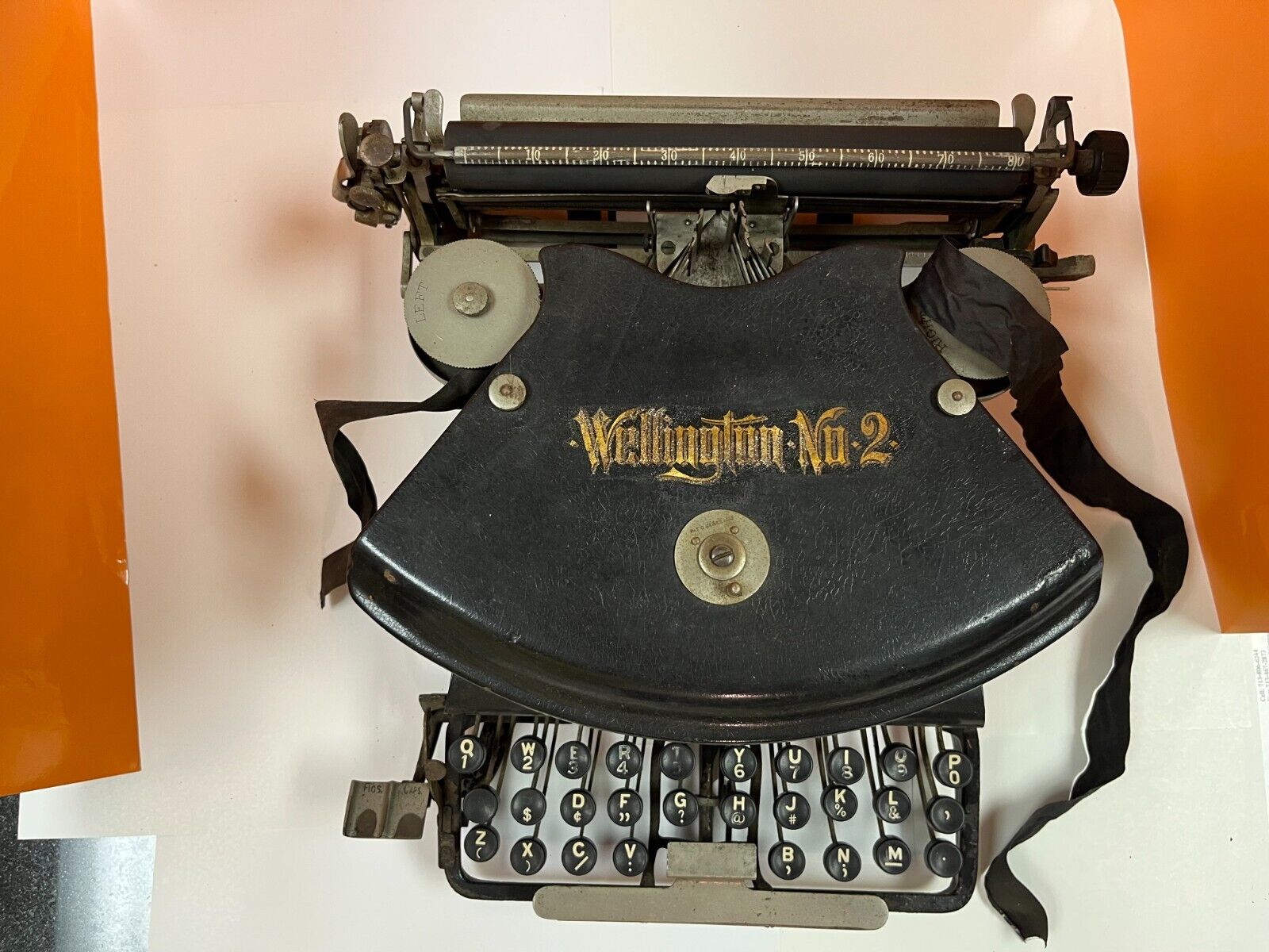 RARE Standard Wellington No. 2 Typewriter, Antique