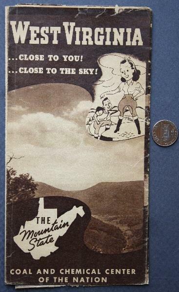 1930-40s Era West Virginia Coal & Chemical Center brochure Bloomington Indiana -