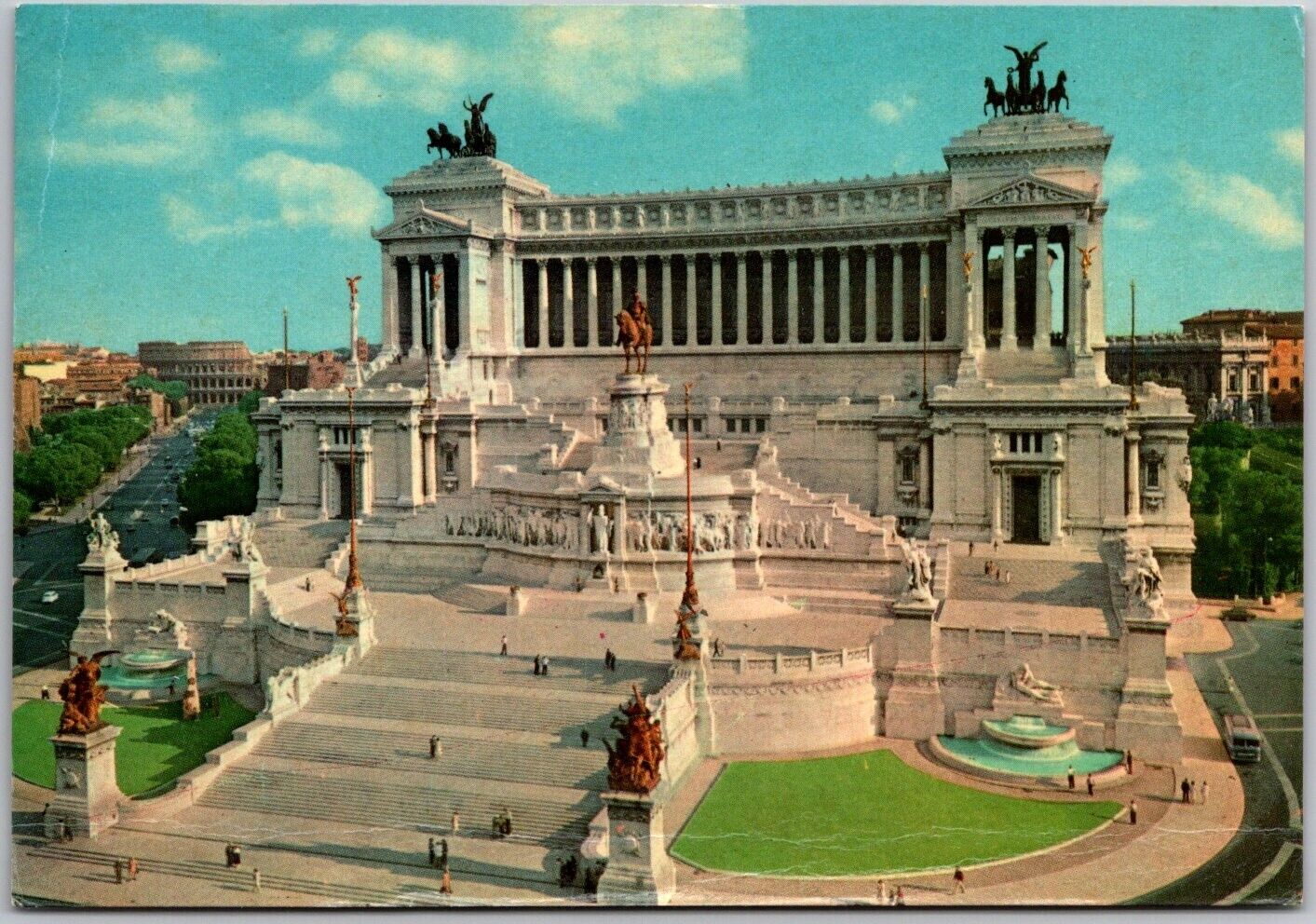 Postcard: Rome - Altare della Patria (Altar of the Nation) View A147