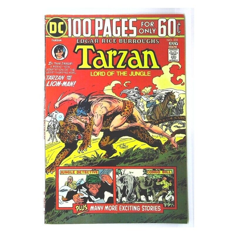 Tarzan (1972 series) #231 in Very Fine condition. DC comics [j,