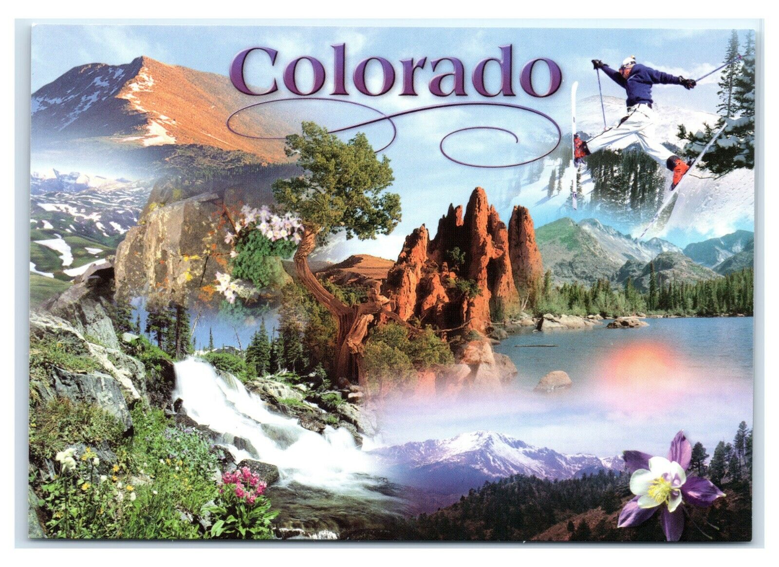 Postcard Colorado CO Multi-View  K77