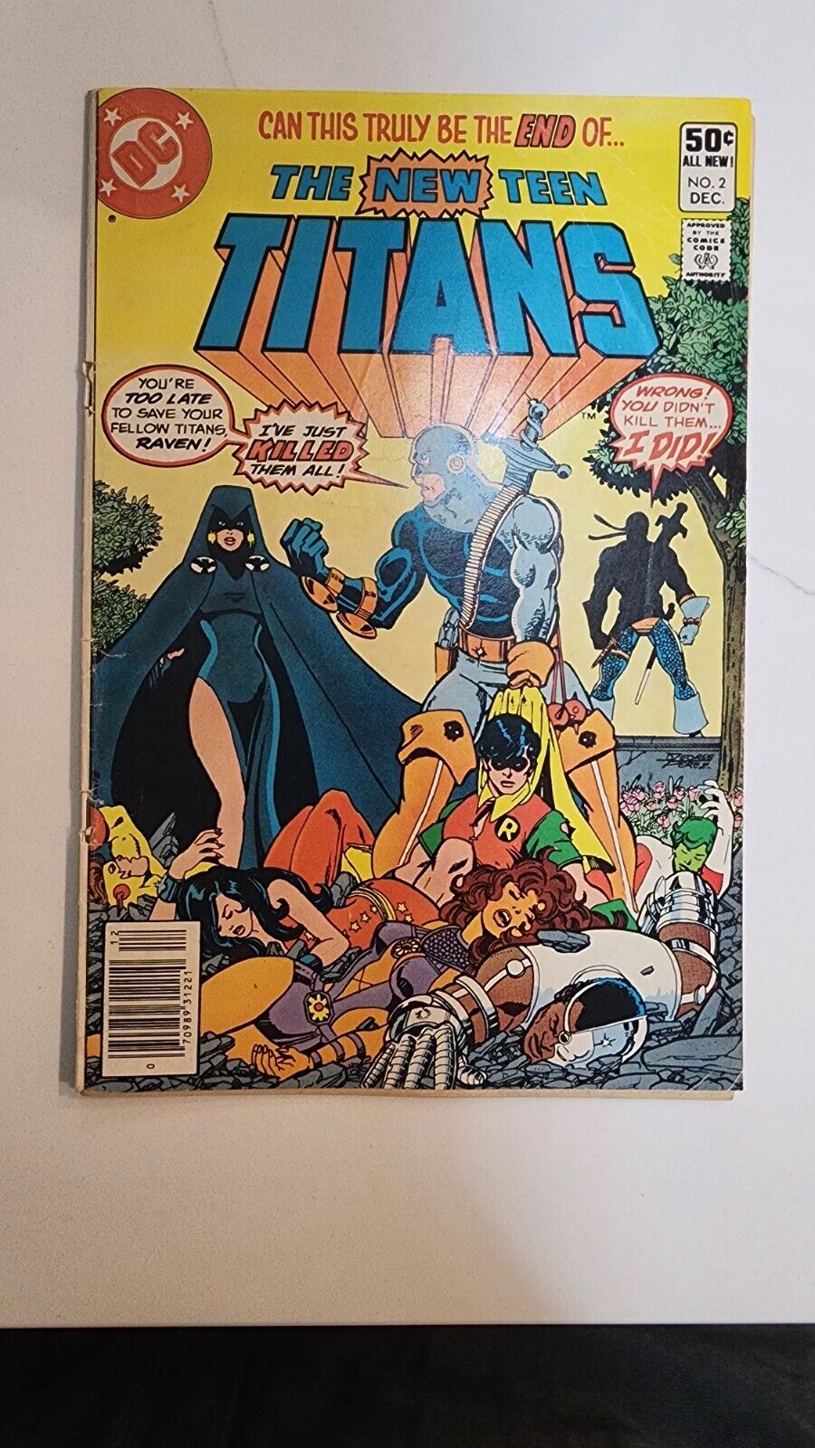 The New Teen Titans #2  1st DEATHSTROKE  1980 DC