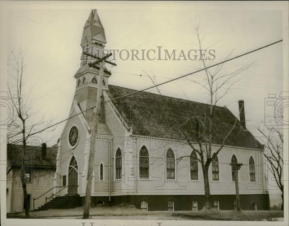 1928 Press Photo St. Ann\'s Church in Newbury, MA - lry13479