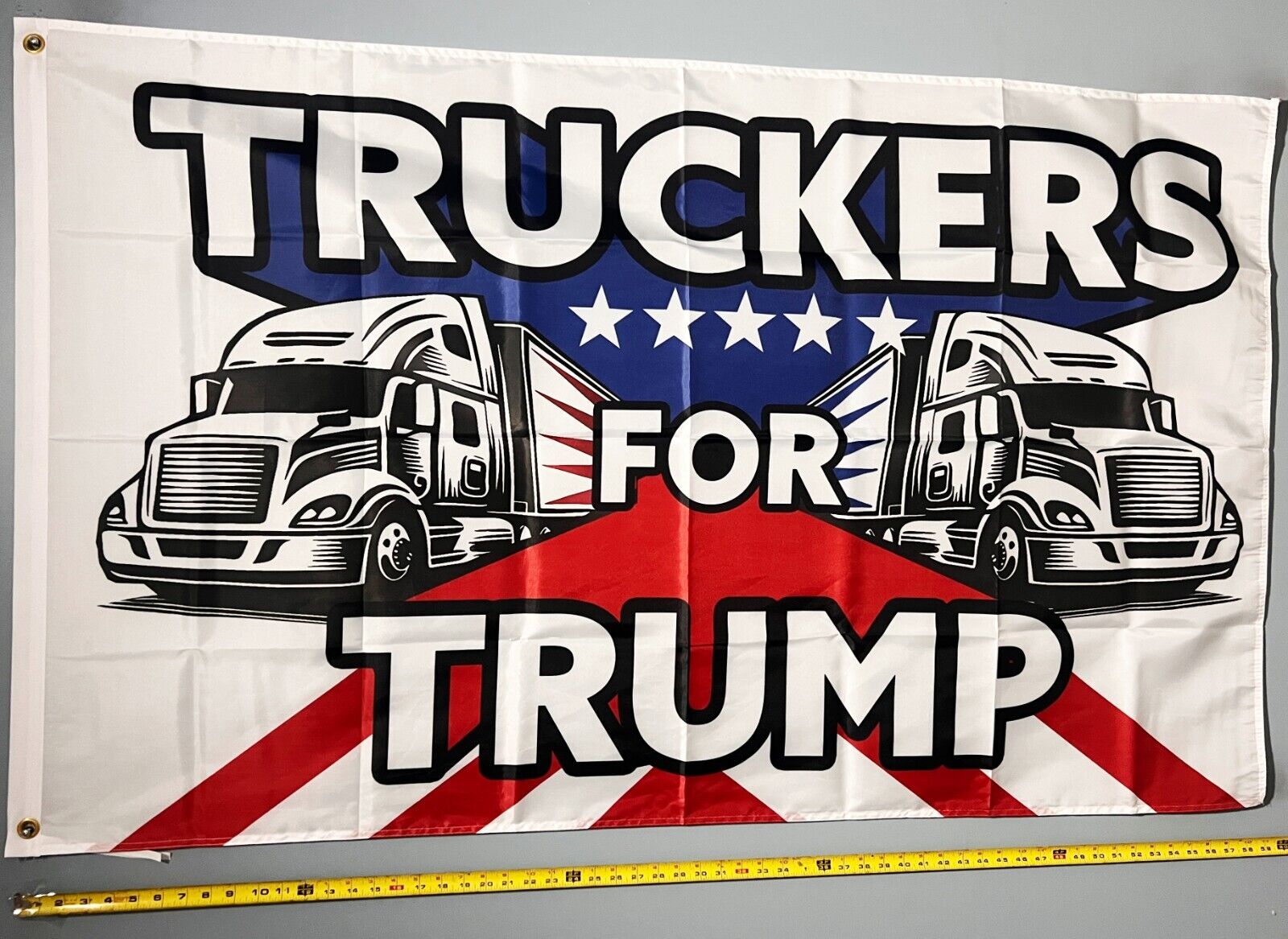 DONALD TRUMP FLAG FREE USA SHIP Truckers Trump Banner Save America USA Sign 3x5\'