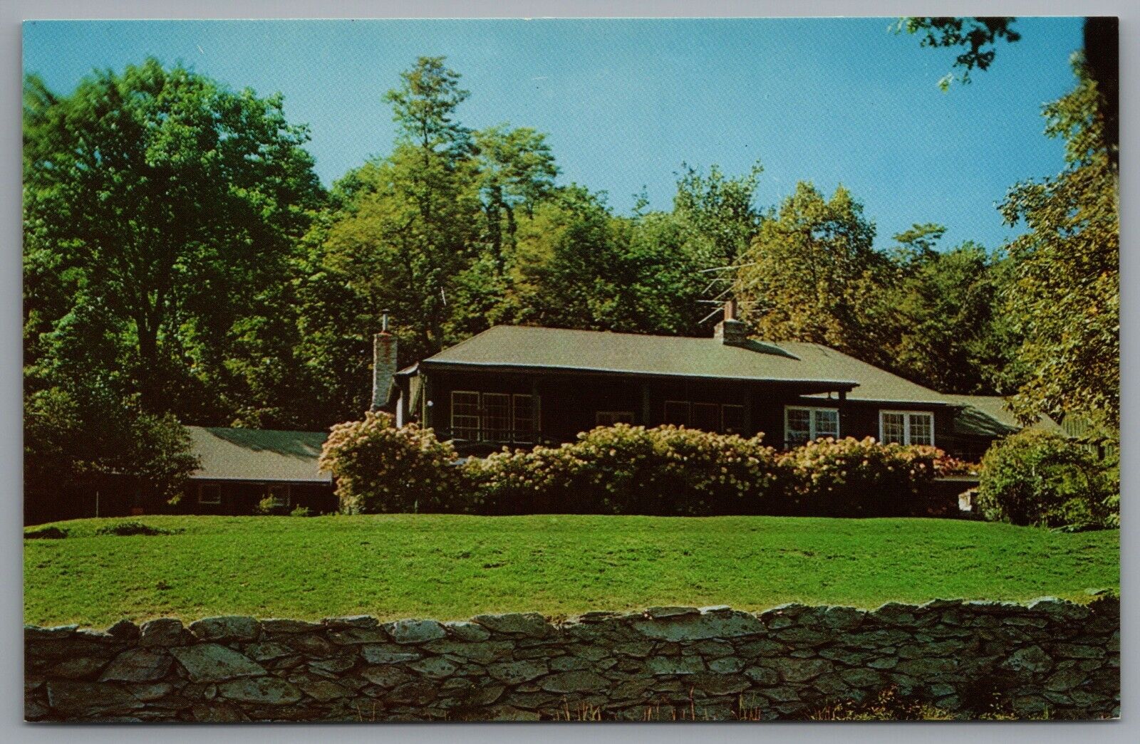 Charmian PA Chateau Charmian Camp Rockledge Harry J. Ecksteins c1959 Postcard