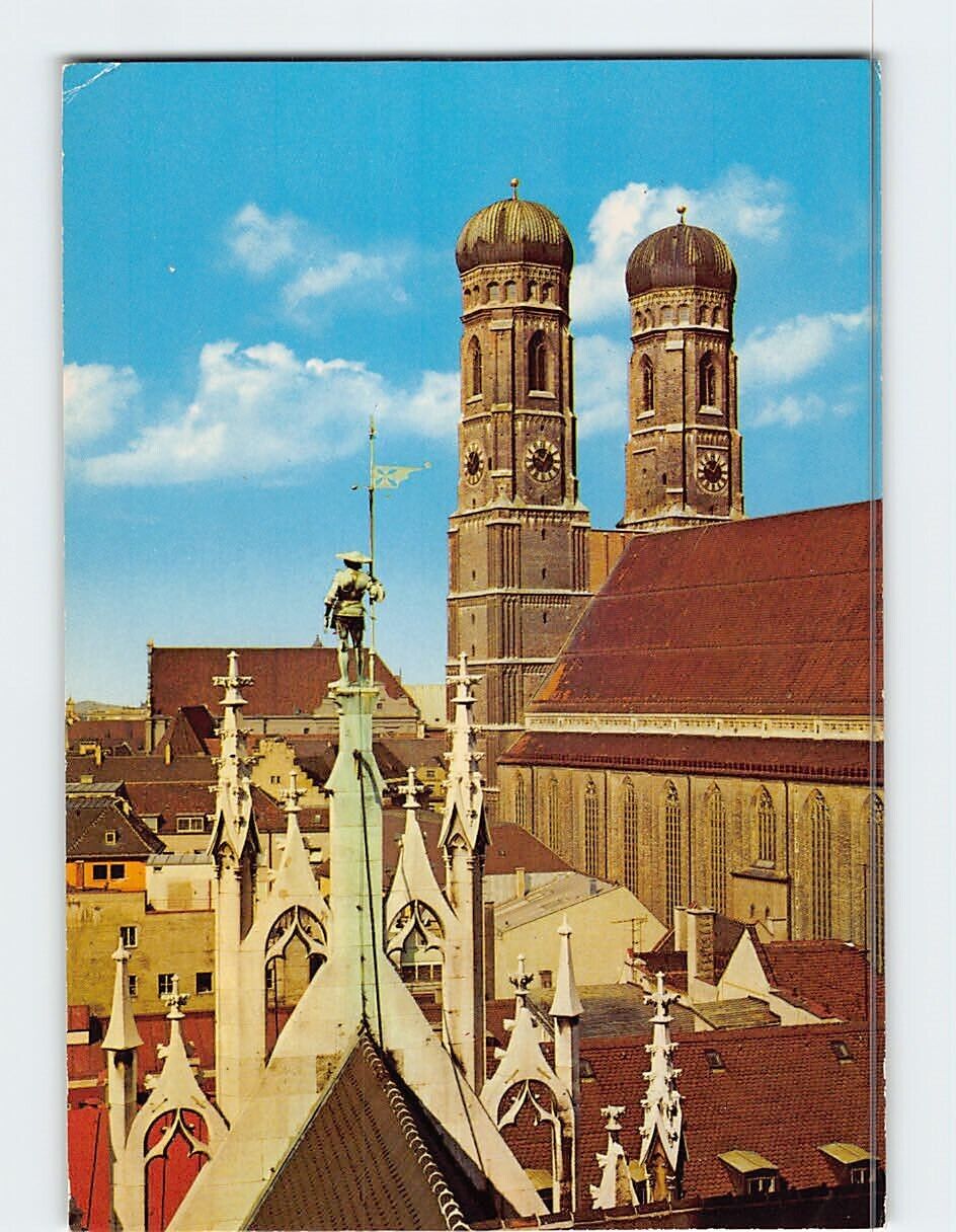 Postcard Frauenkirche Munich Germany