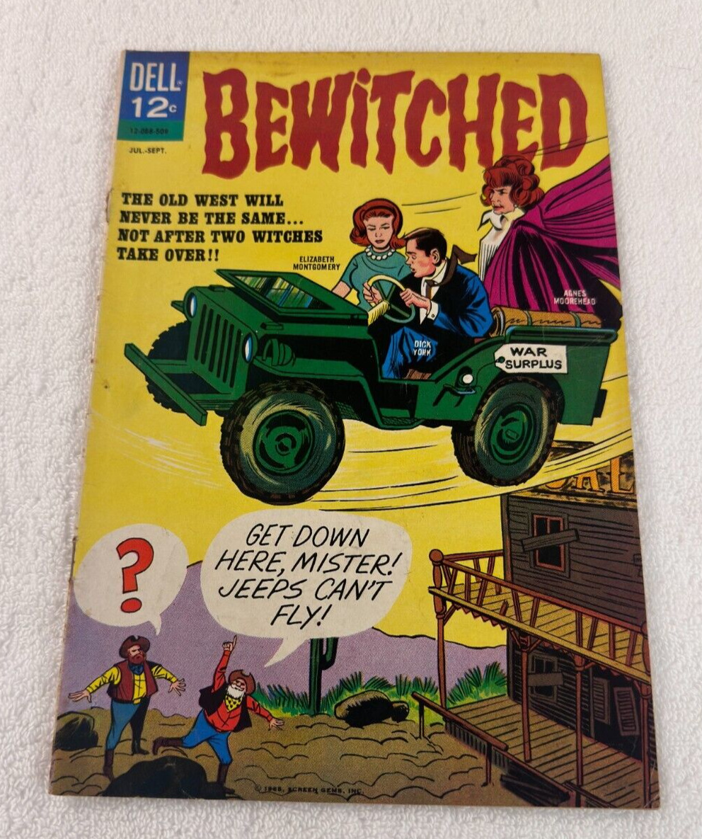 BEWITCHED issue #2, Elizabeth Montgomery 1965 Dell Comics VG