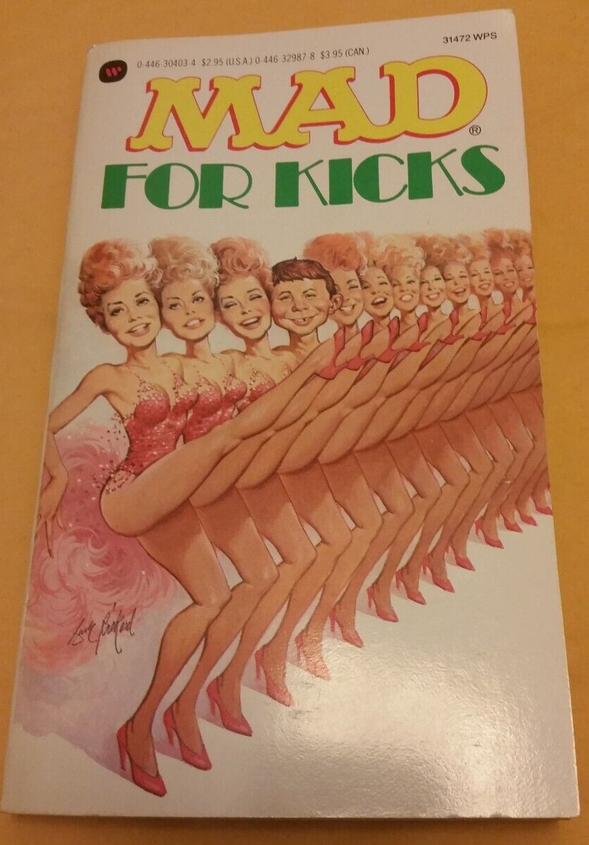 Mad for Kicks from Mad magazine, 1985, 5th printing. Pre-owned, Like New cond.