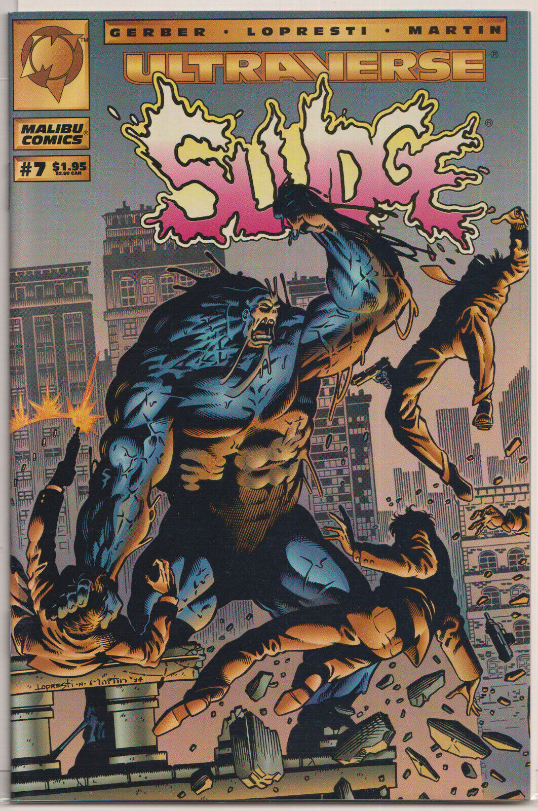 Sludge 7 NM/M 9.8 Malibu Comics 1994