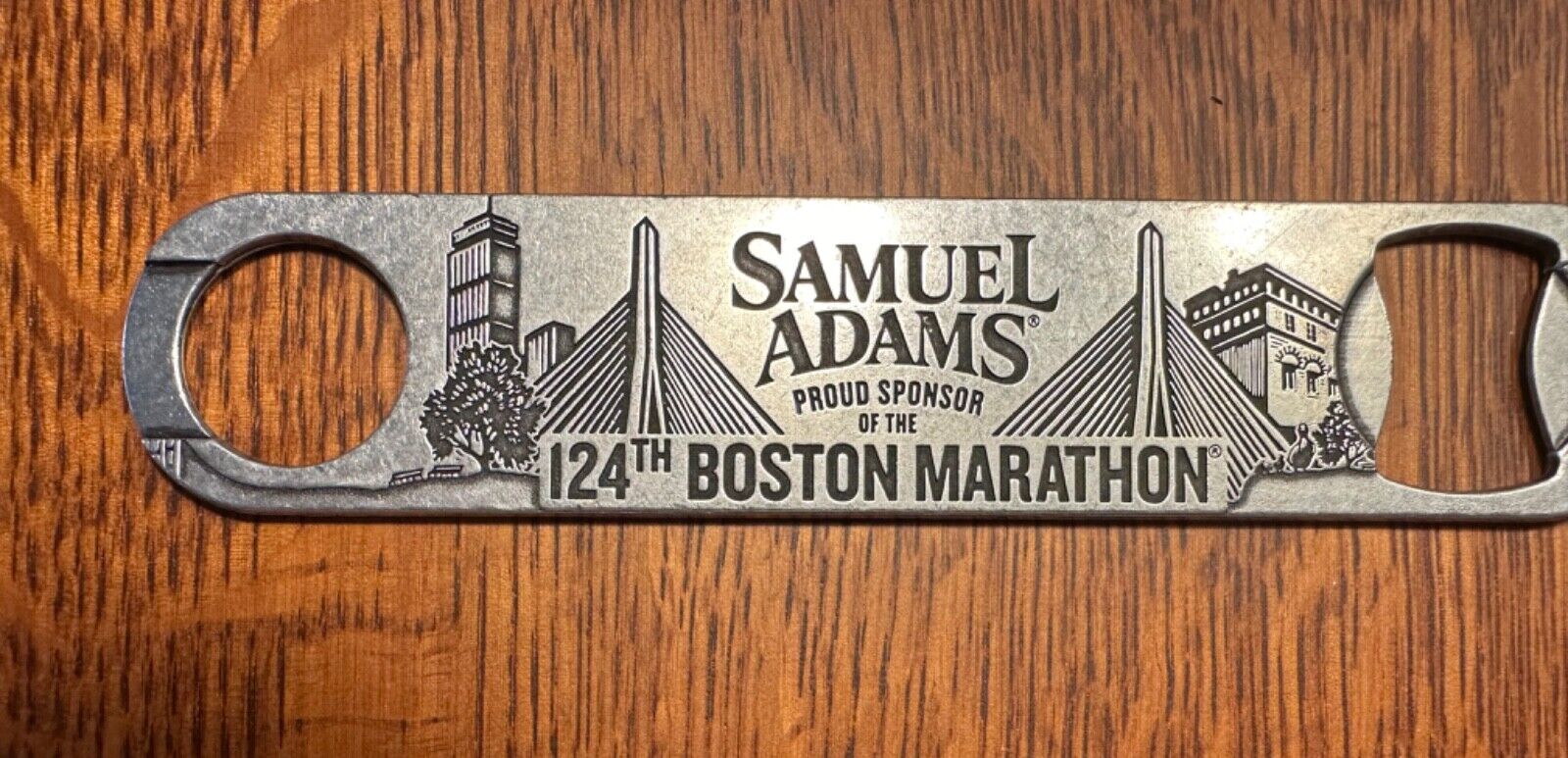 2020 Samuel Adams 124th Boston Marathon 26.2 Brew Bottle Opener