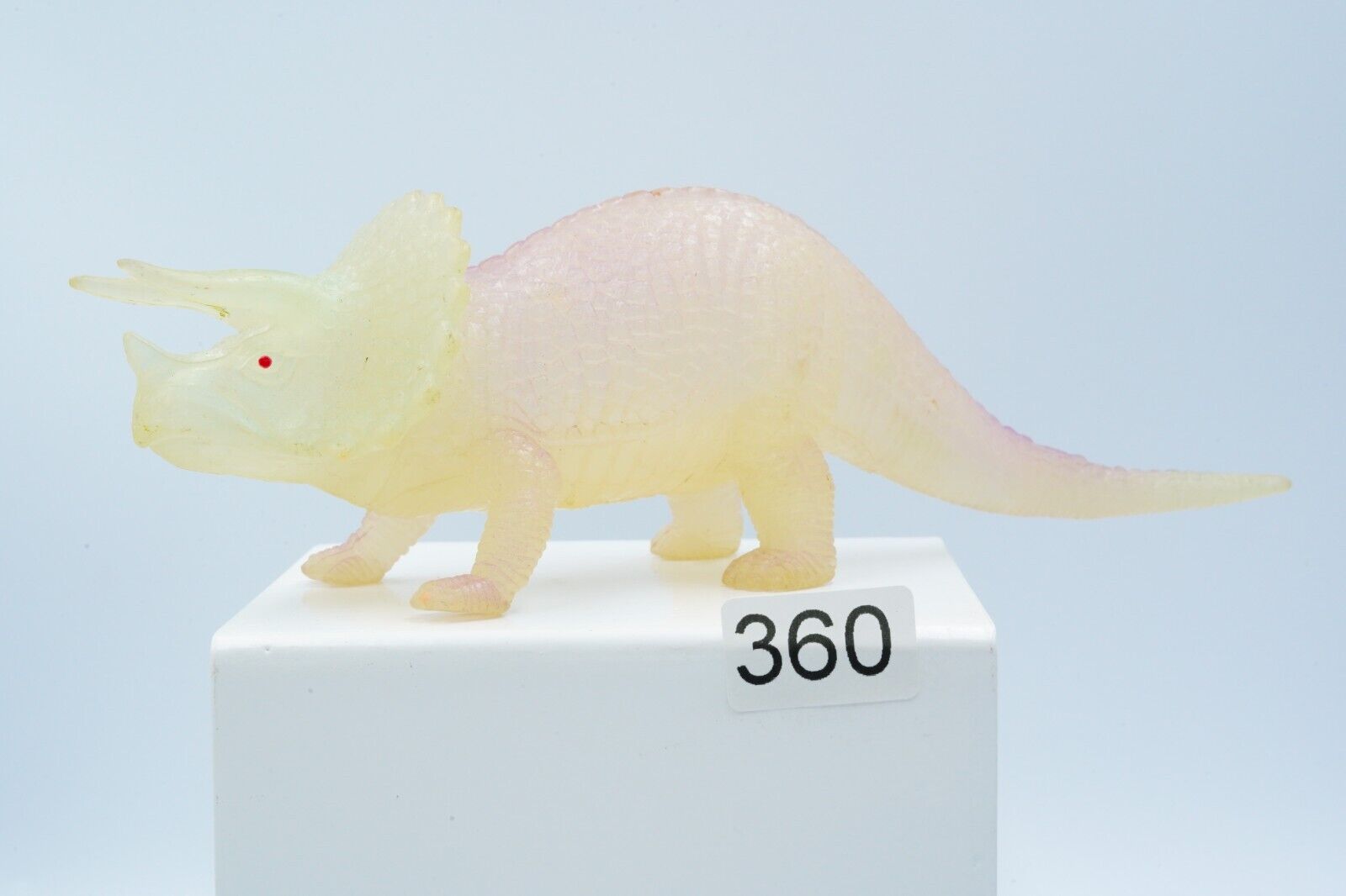 Clear Triceratops   Figure  *as photo*