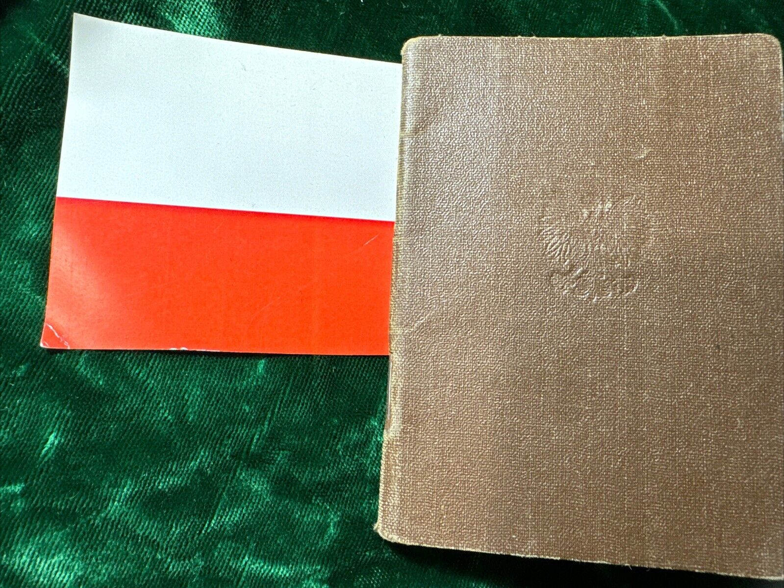 POLISH PEOPLE REPUBLIC Military CARD of  Officer  of Polish Army 1951 Captain