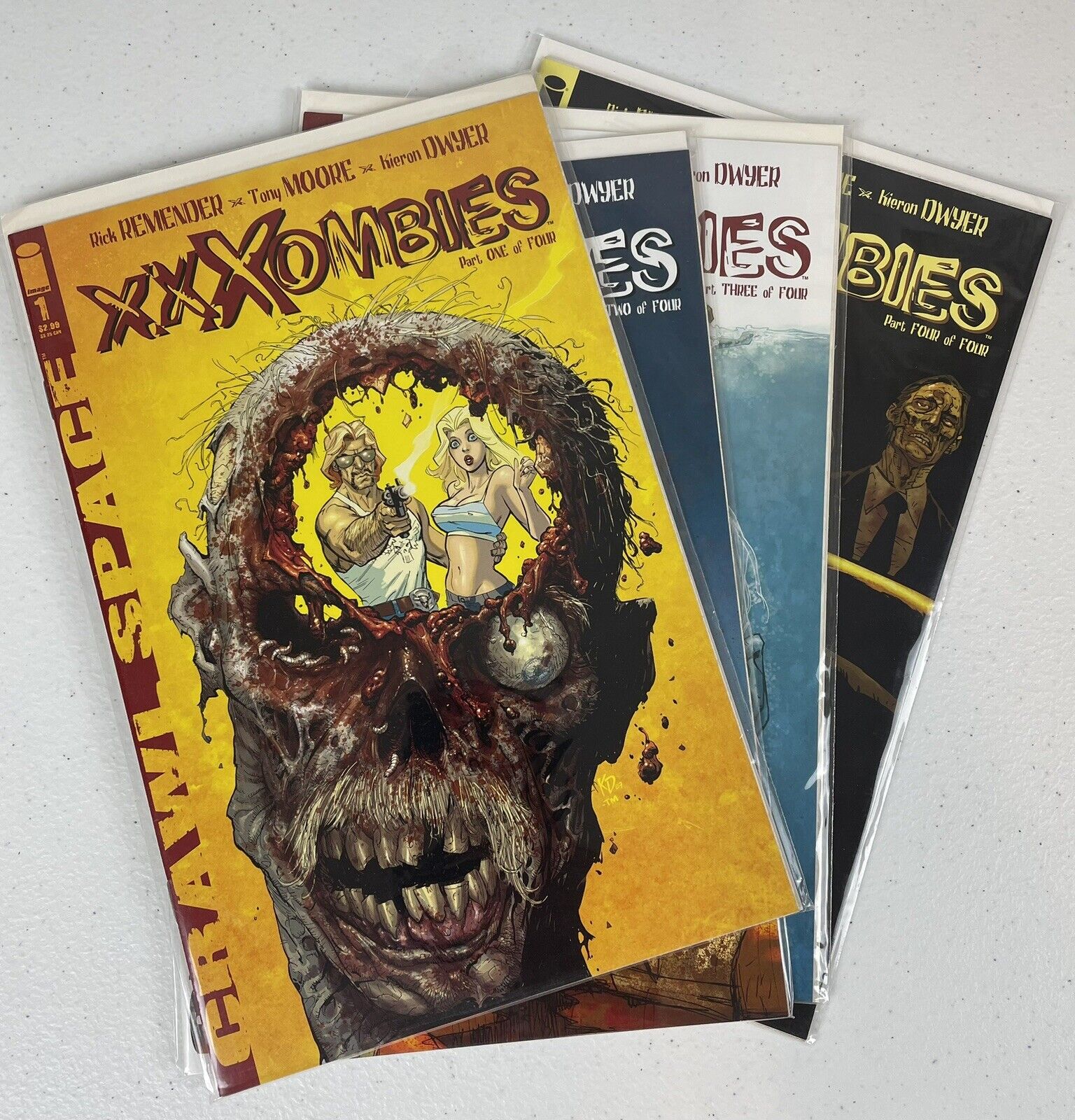 XXXOMBIES #1-4 NM Image Comics Complete Set Rick Remender Tony Moore Crawlspace