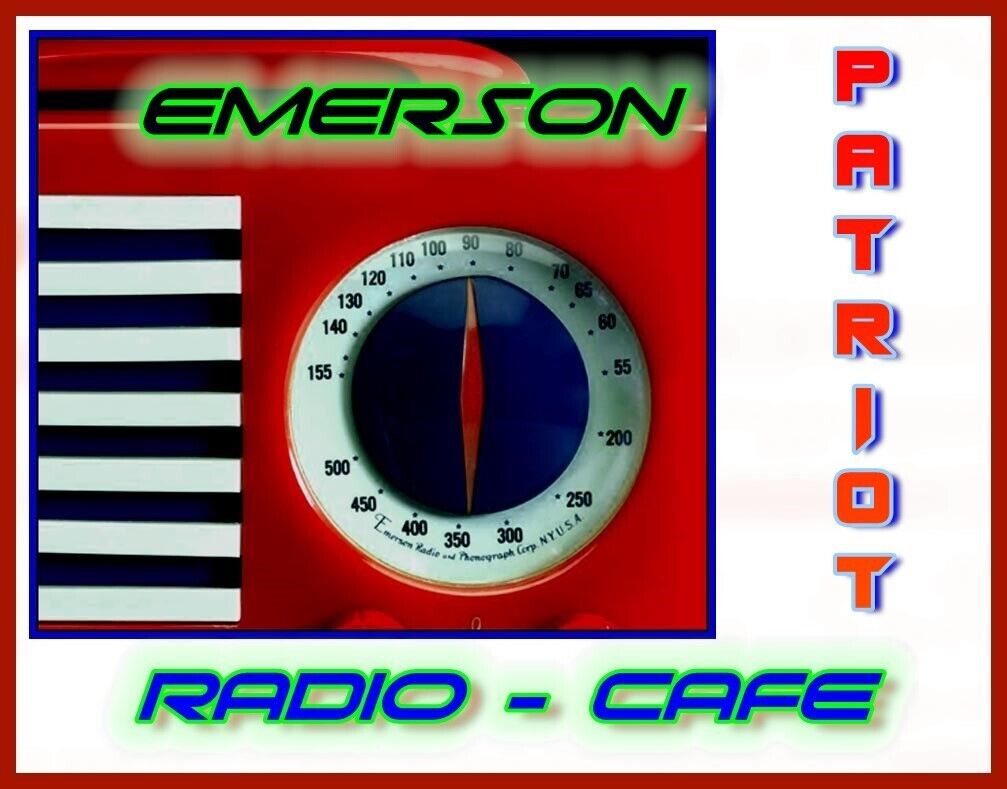 NEW Emerson Patriot Catalin Tube Radio 400 PREMIUM Dial Lens