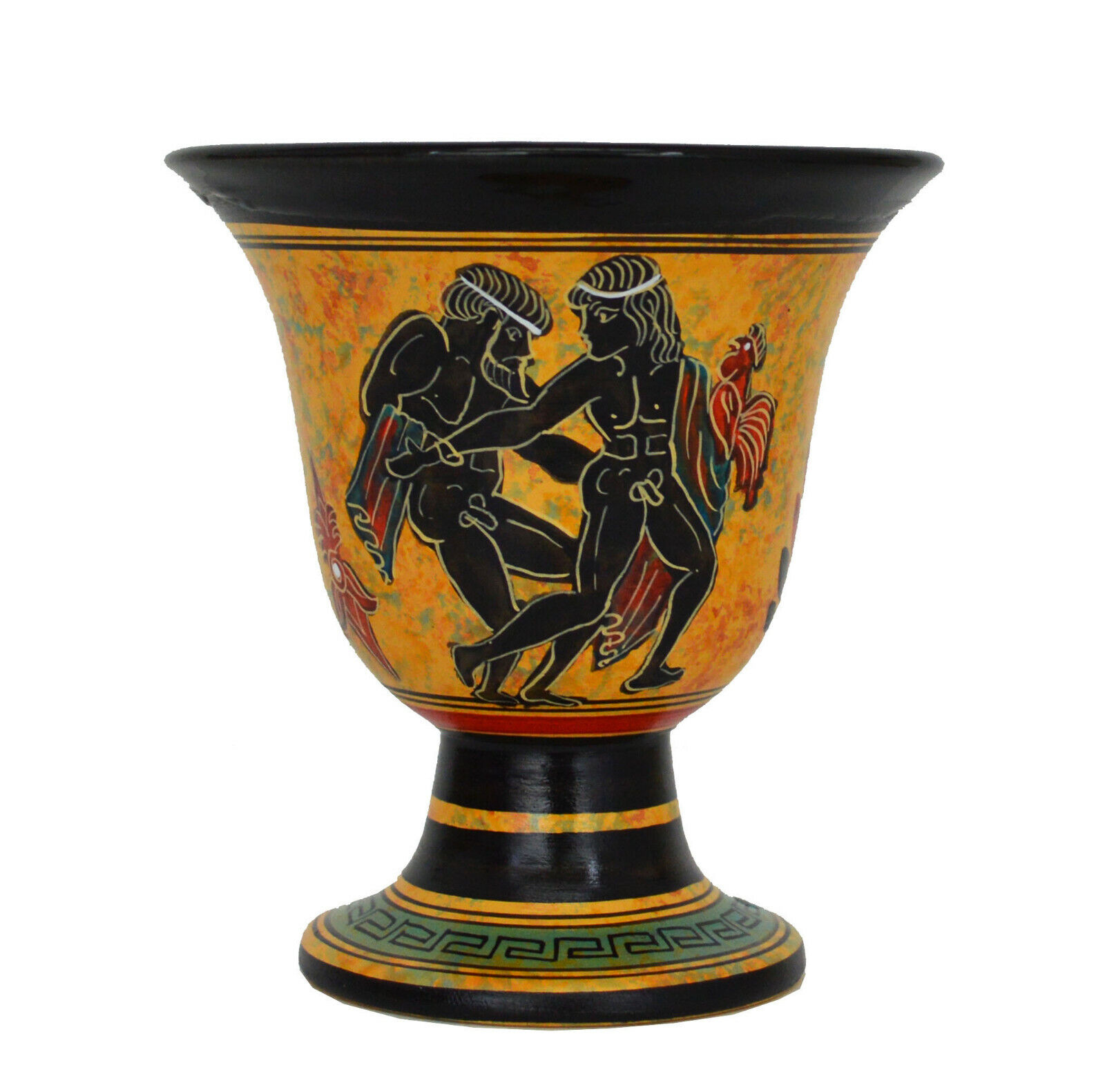 Pythagoras Fair Cup with Ganymedes the Cupbearer and Zeus in Greek Mythology