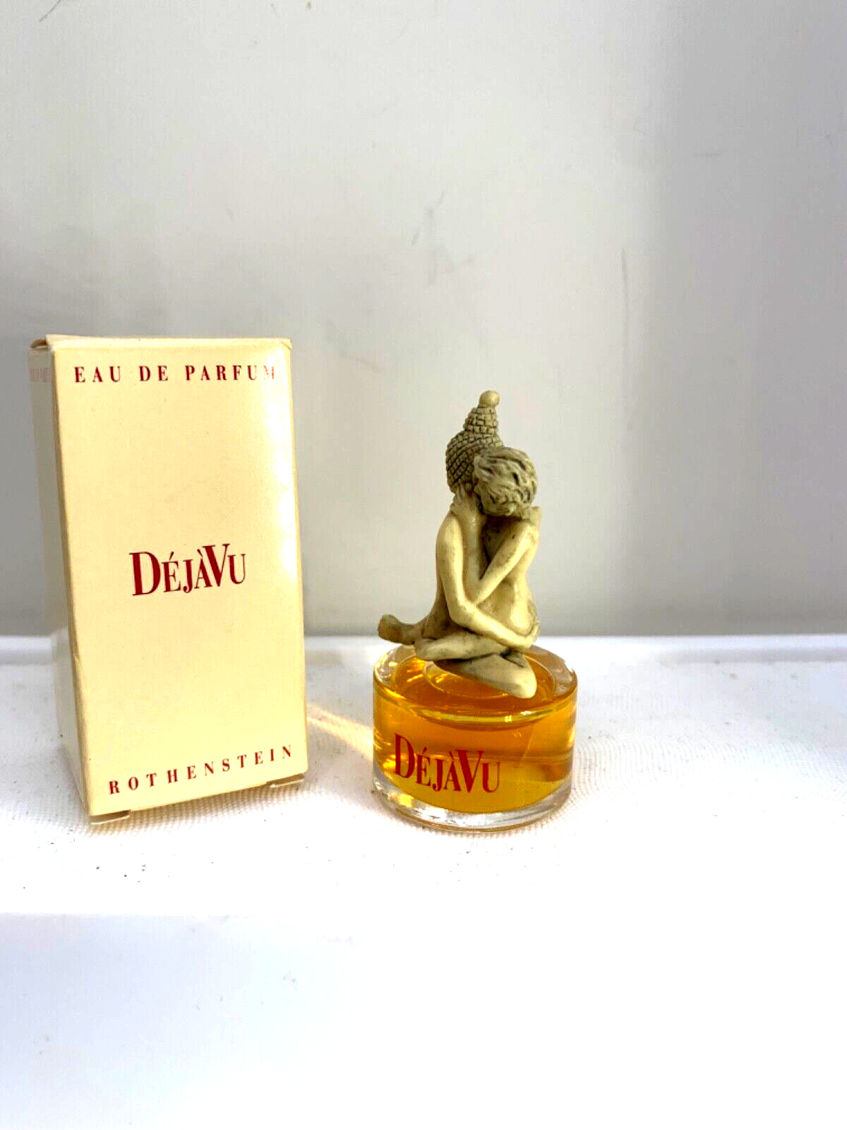 Rare  Limited Ed. Mini perfume bottle/box.  Déjà Vu, Rothenstein. EDP.  0.14 oz