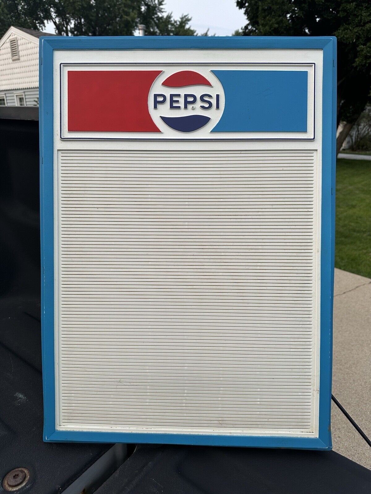 Vintage Pepsi Menu Board Restaurant Kitchen Decor Cola Sign