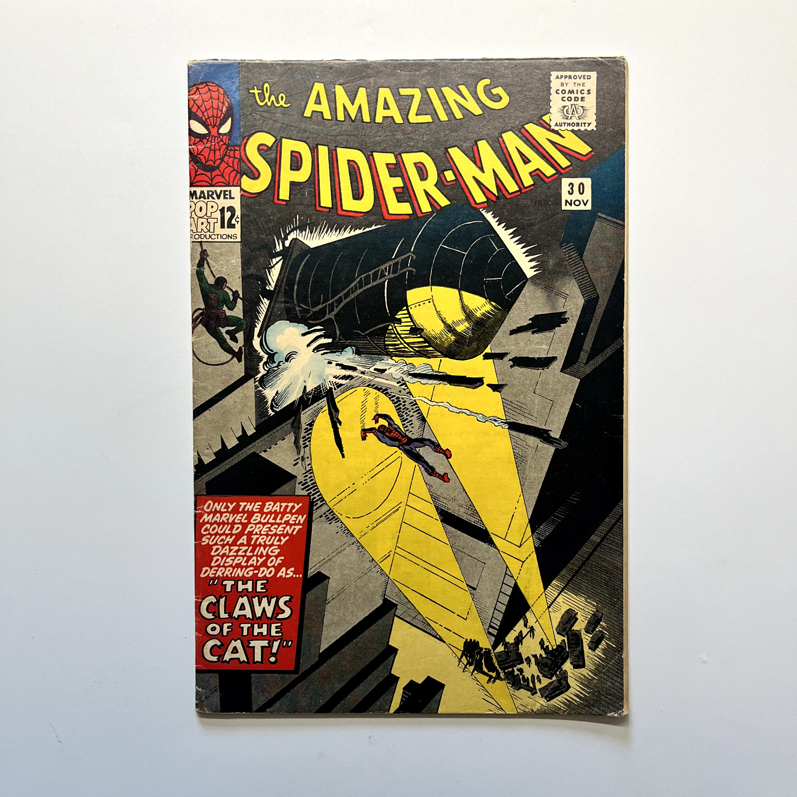 Amazing Spider-Man #30 Key Issue (1965 Marvel Comics) 1st Cat Burglar [FN/FN-]