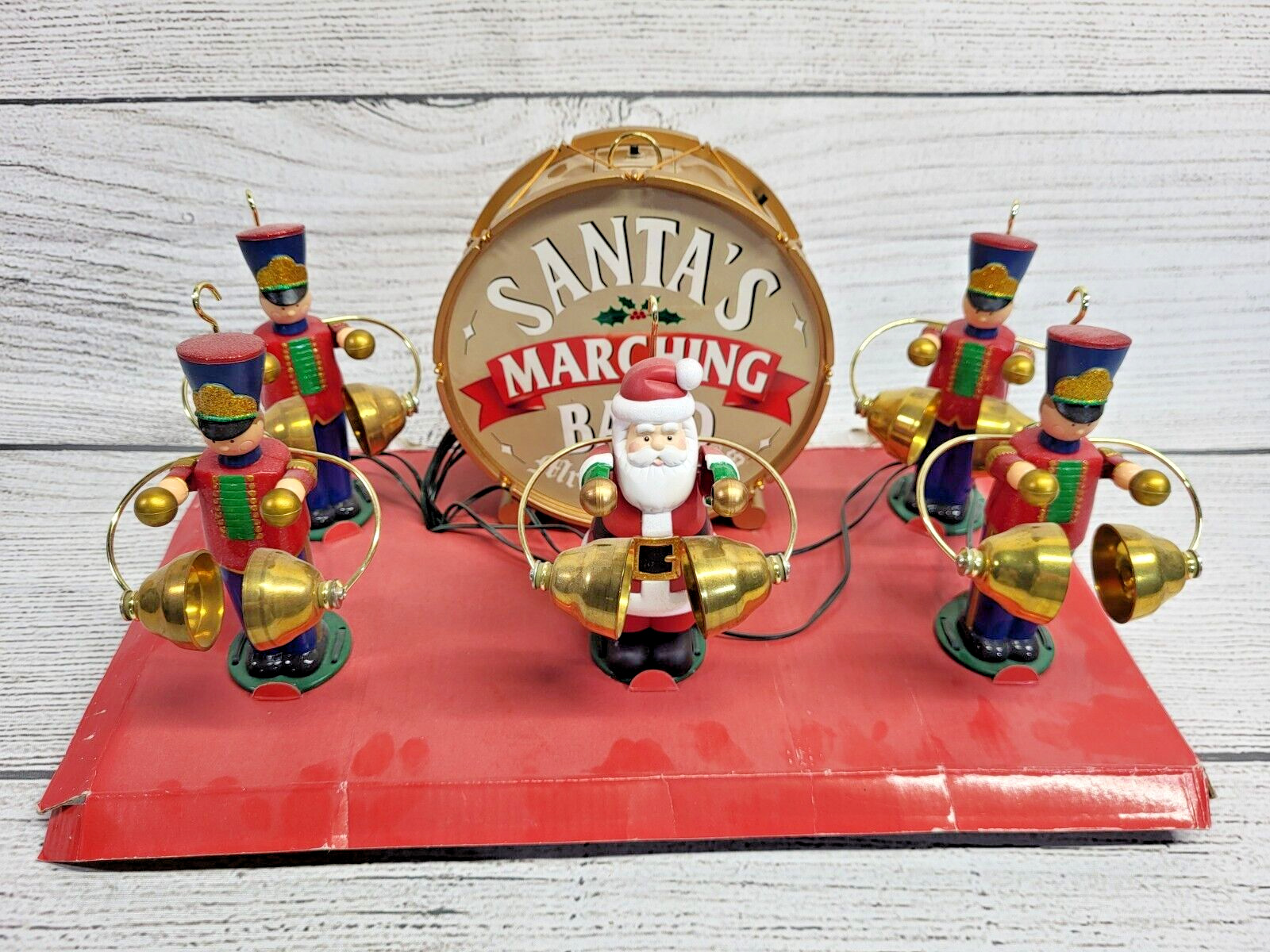 Mr. Christmas Santa\'s Marching Band Soldiers Vintage 15 Songs - Tested Working