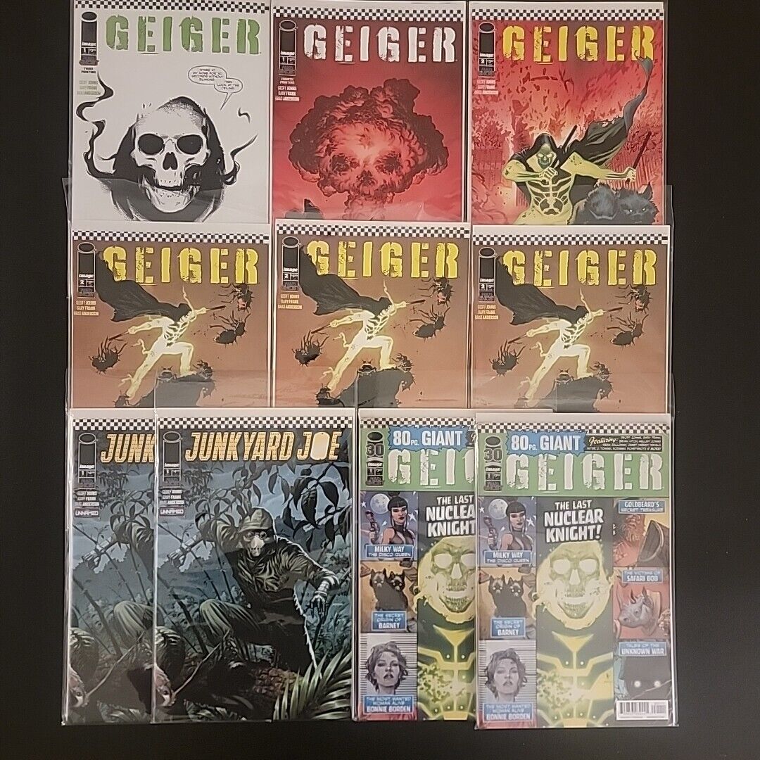 Geiger #1 ~ Image Comics 10 Book Set ~ 1st Geiger 1st Junkyard Joe 1st Redcoat