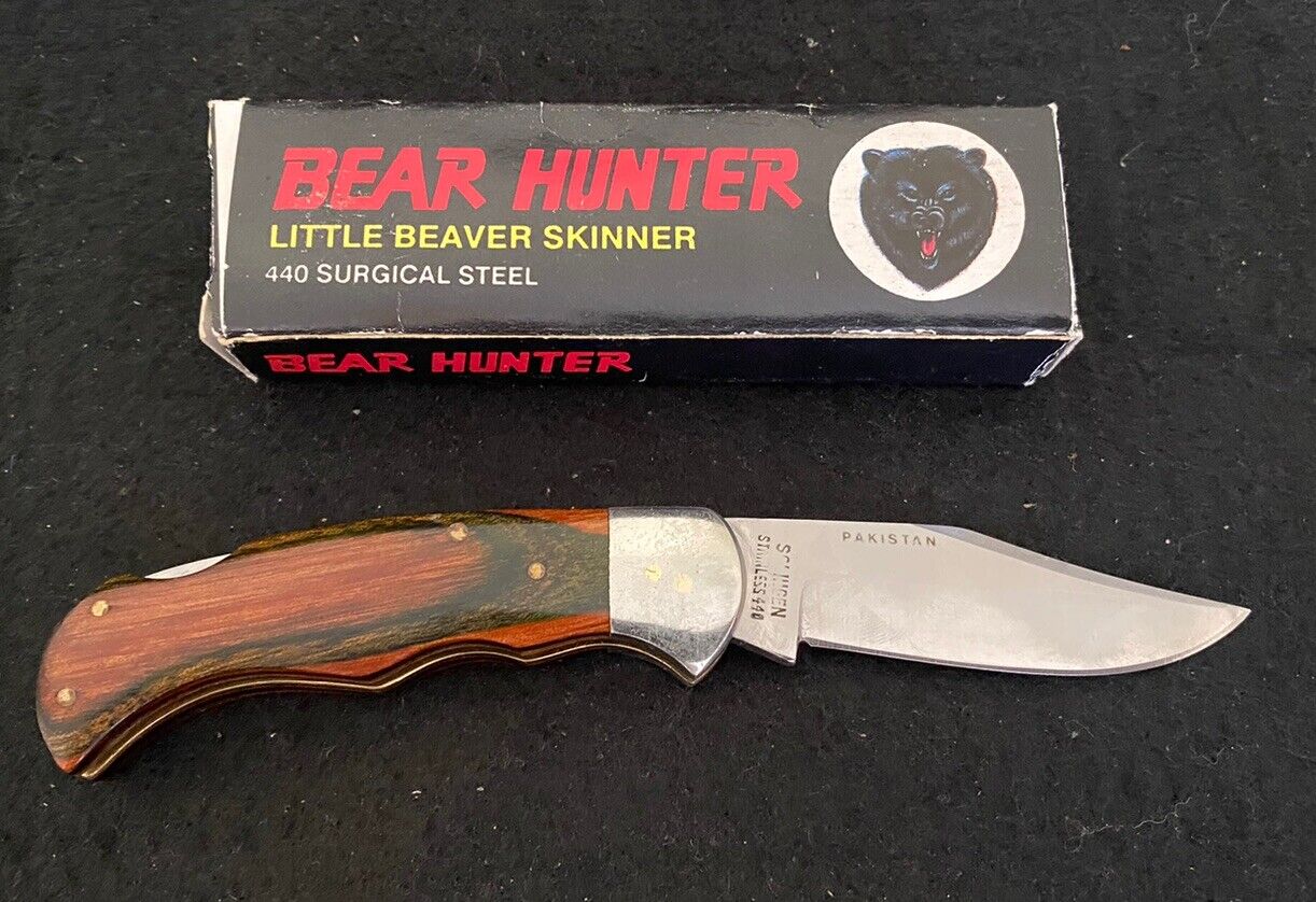 Little Beaver Skinner  Pocket Knife In Box