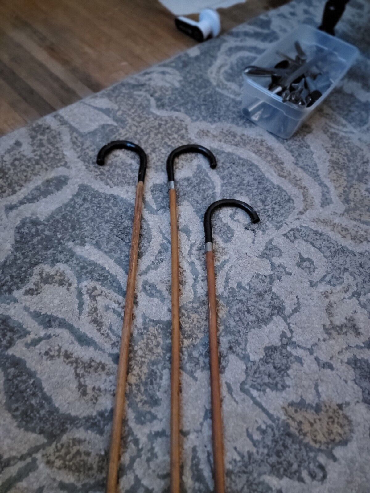 3  Walking Sticks Brought Home During WW2 JapanAmazing Condition Vintage 