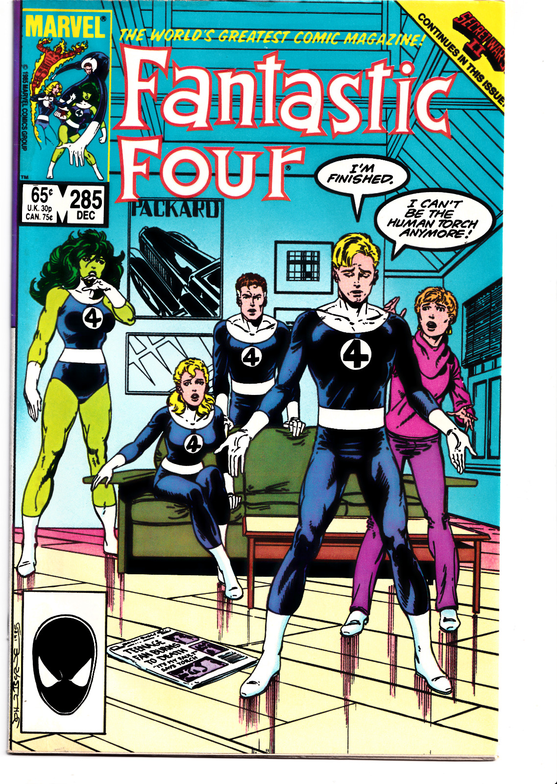 Fantastic Four #285 1985 Marvel Comics