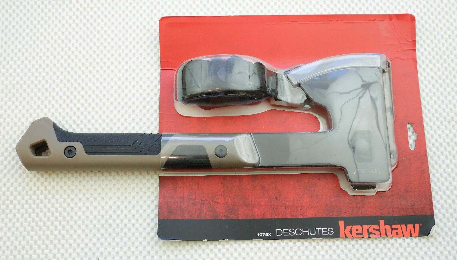 Kershaw 1075X Deschutes Axe 3Cr13 Steel Tan Nylon/Rubberized Handle