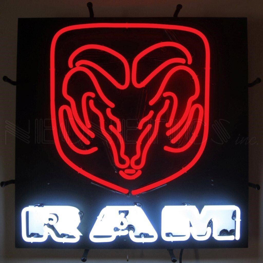 RAM Trucks American Red Neon Sign 24\