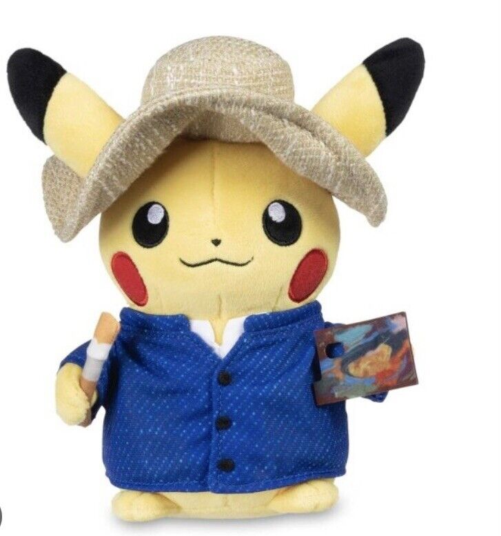 Pokémon Center × Van Gogh Museum: Pikachu Plush - 7 ¾ In
