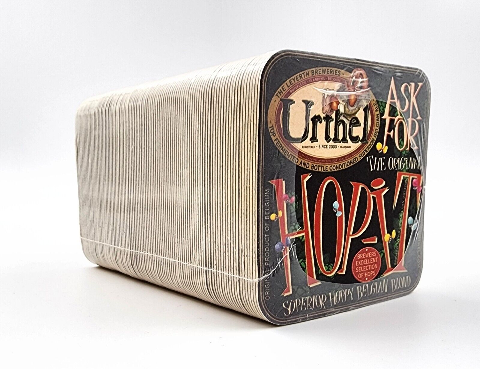 Leyerth Brewery Urthel Vlaemse Bock Hop-It Belgian Blond Beer Coasters 100 Count
