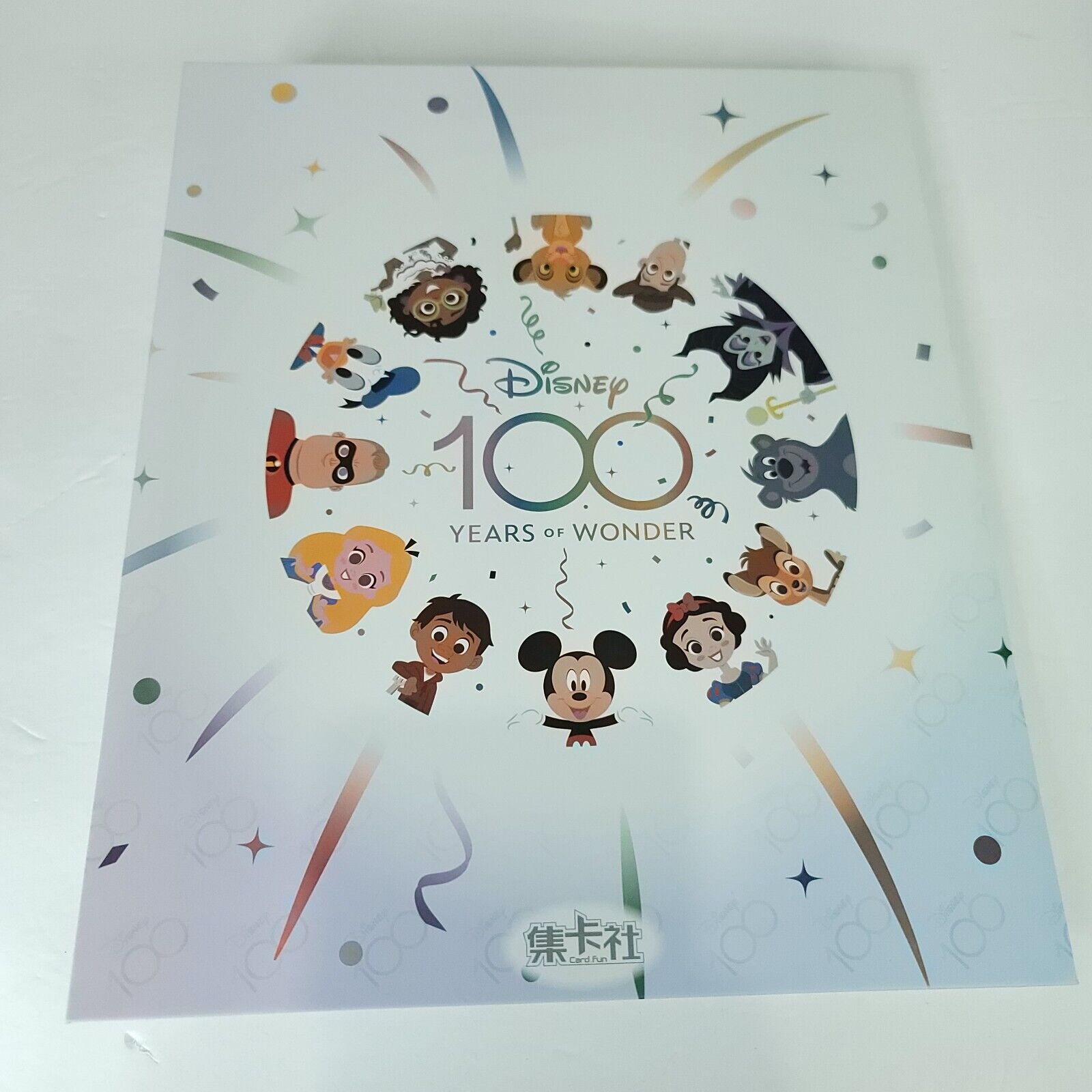 2023 Joyful Card Fun Disney 100 Binder With Complete 99 Card Rainbow  Base Set
