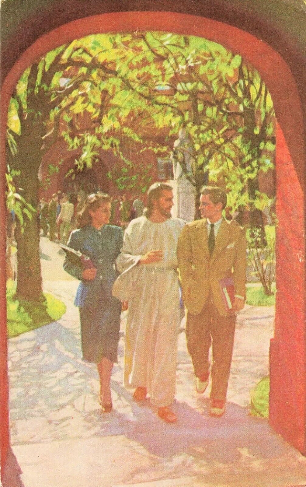 Christ and College Youth - PM 1968 - Postcard