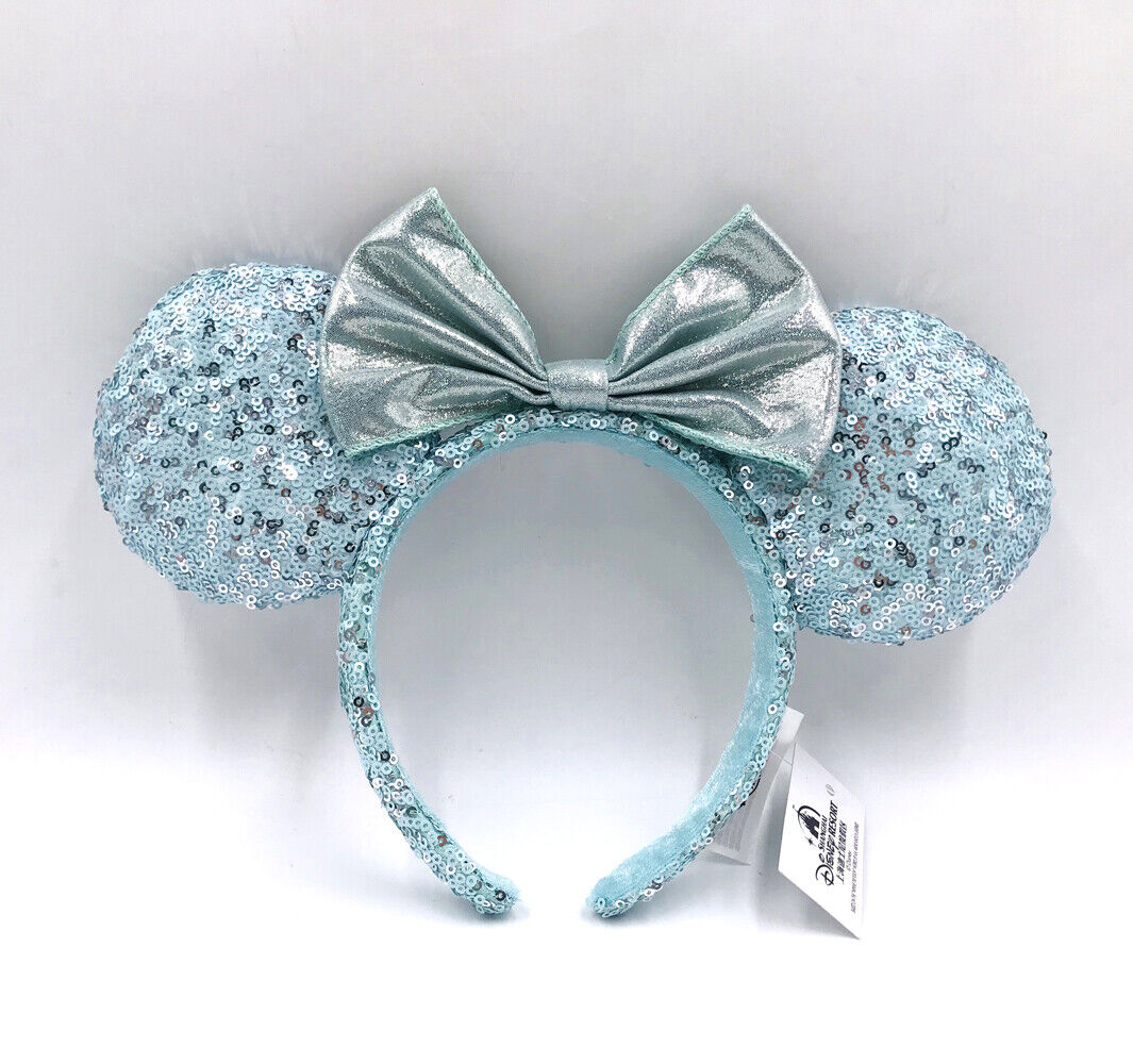 Blue Frozen Arendelle Aqua 2020 Minnie Ears Mickey Mouse Disney Parks Headband