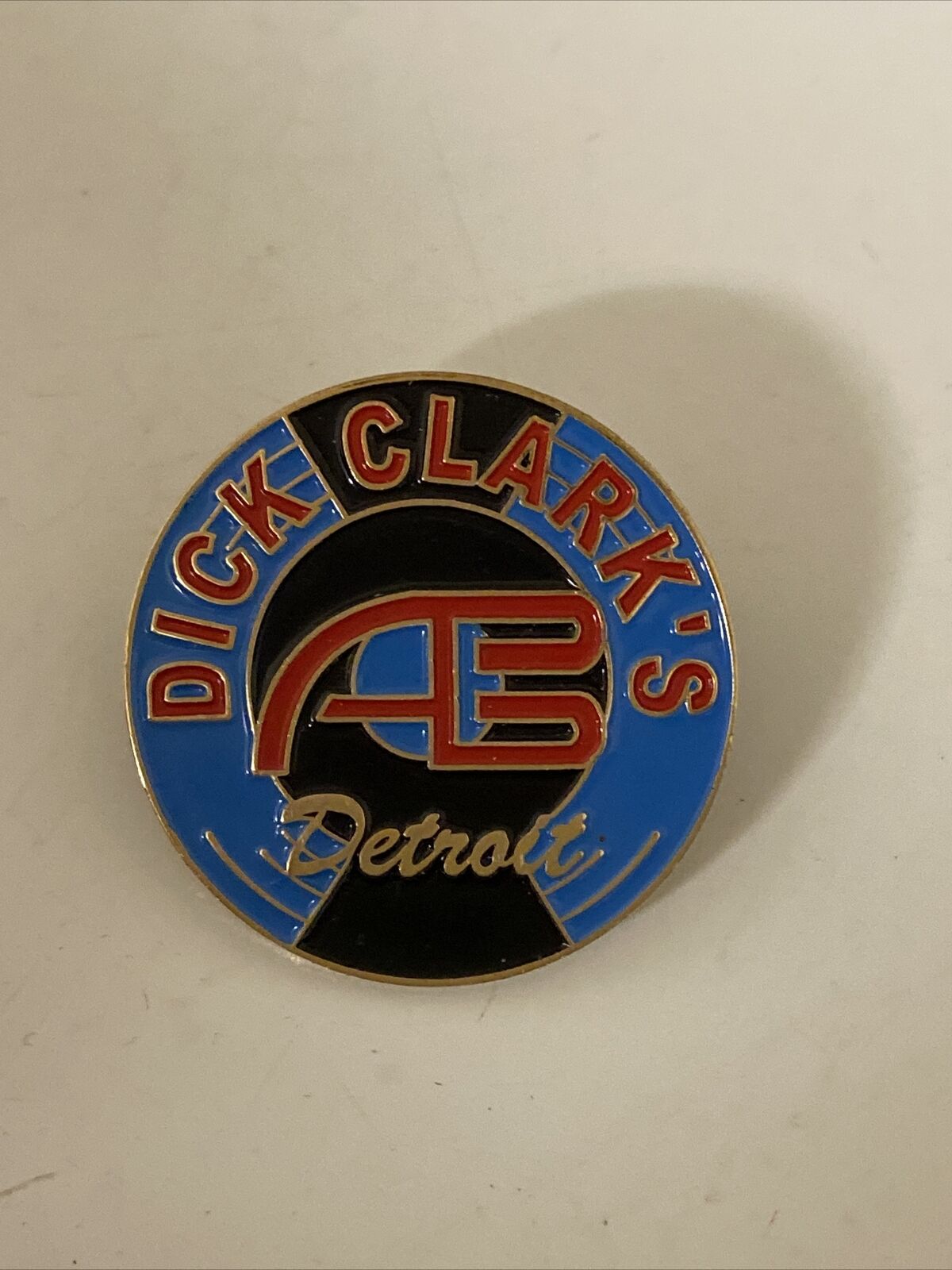 Vintage Dick Clark's American Bandstand Pin - Detroit - EUC