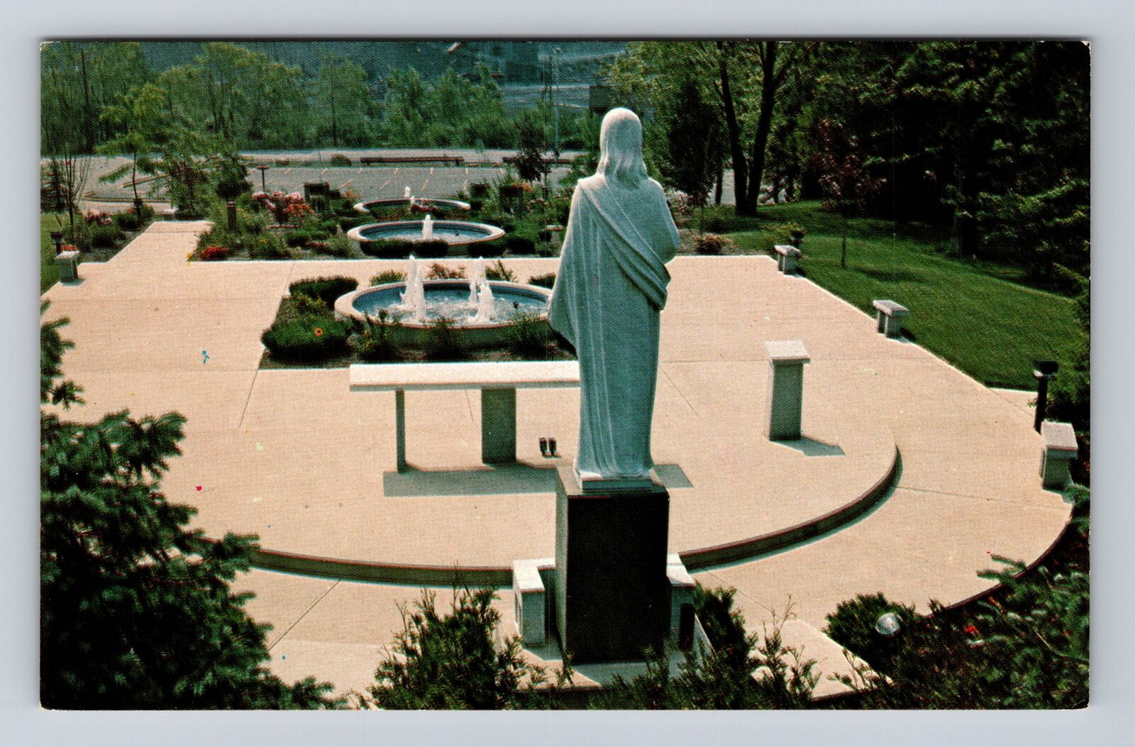 Hazleton PA-Pennsylvania, Shrine of Sacred Heart, Antique Vintage Postcard