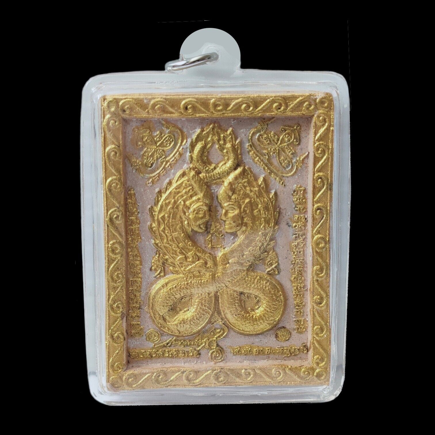 Kruba Krissana - NakKiao Naga Water Dragon Thai Buddha Amulet Holy Talisman 2548