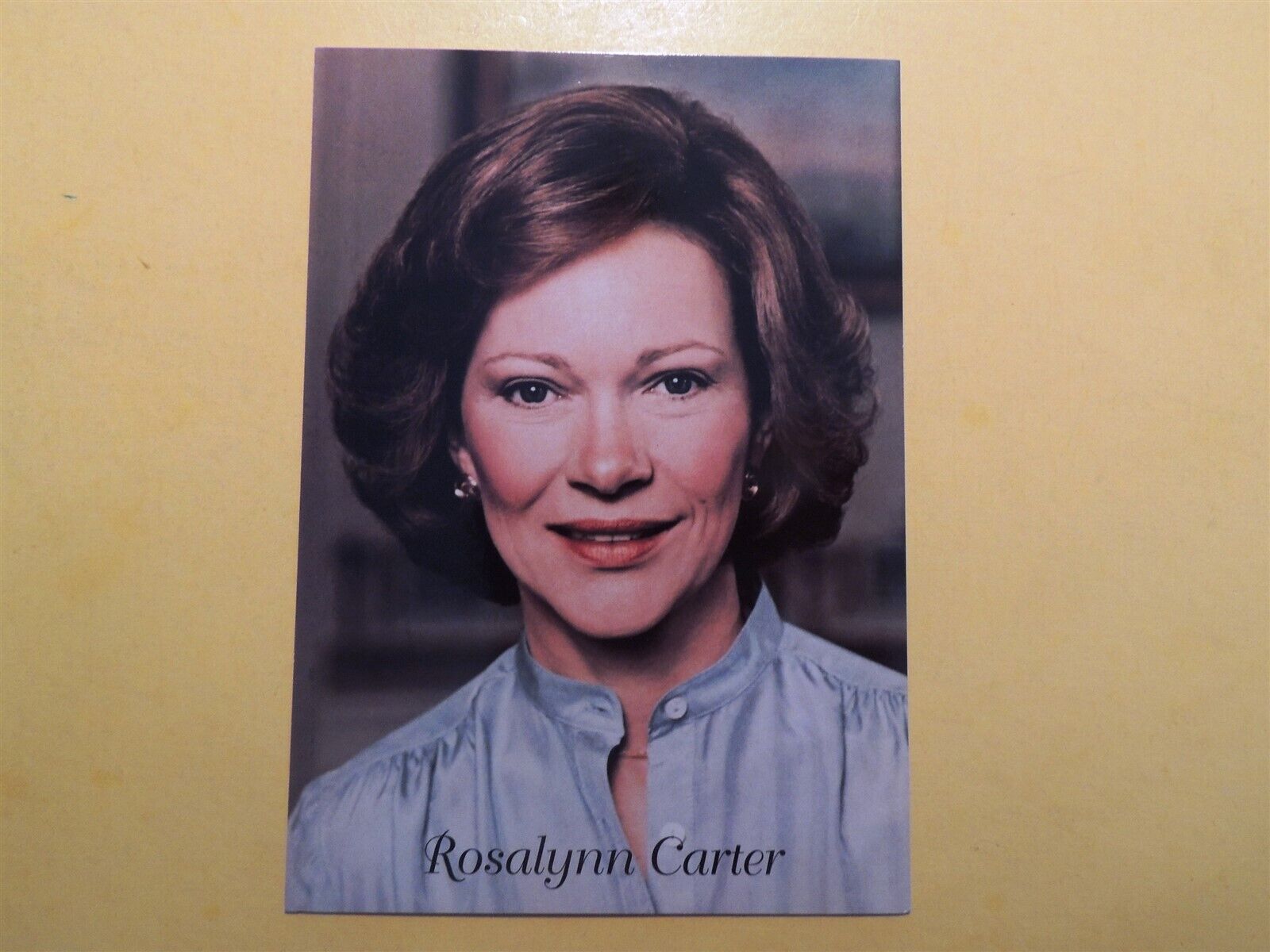 Rosalynn Carter vintage postcard Former First Lady & Wife of President Carter 