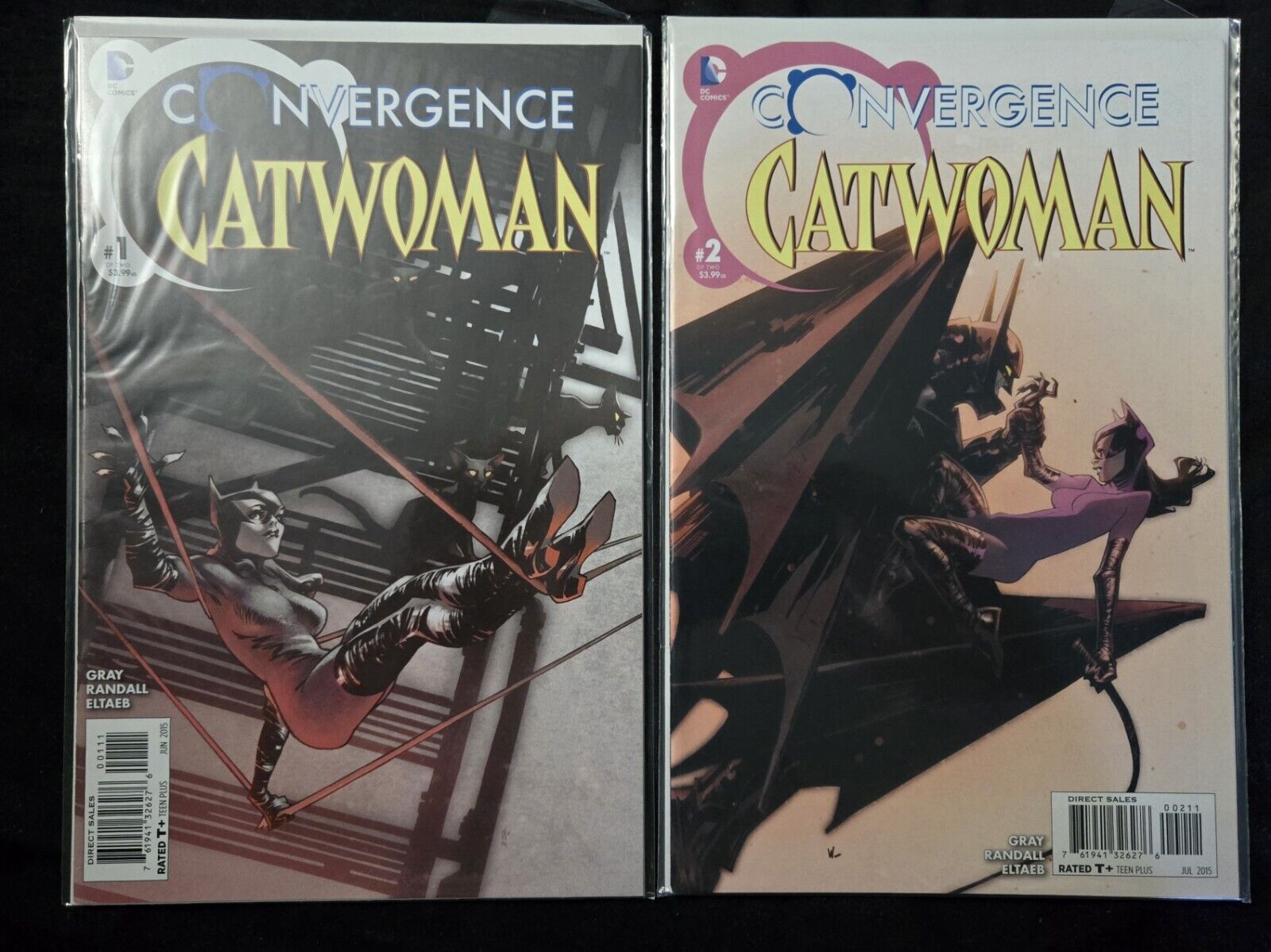 CONVERGENCE CATWOMAN #1-2 (DC/2015/GRAY/RANDALL/ELTAEB) COMPLETE SET OF 2