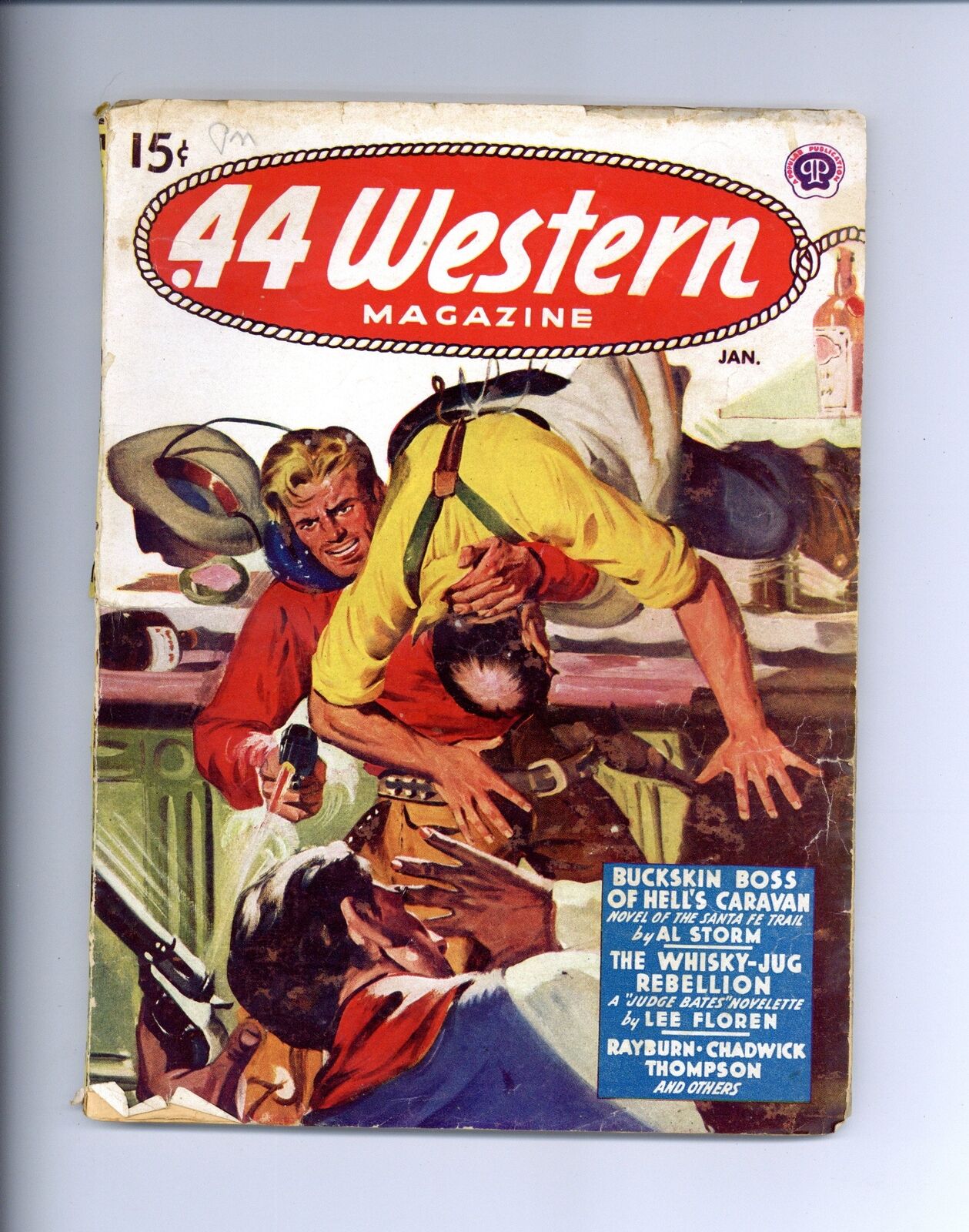 44 Western Magazine Pulp Jan 1945 Vol. 12 #1 VG