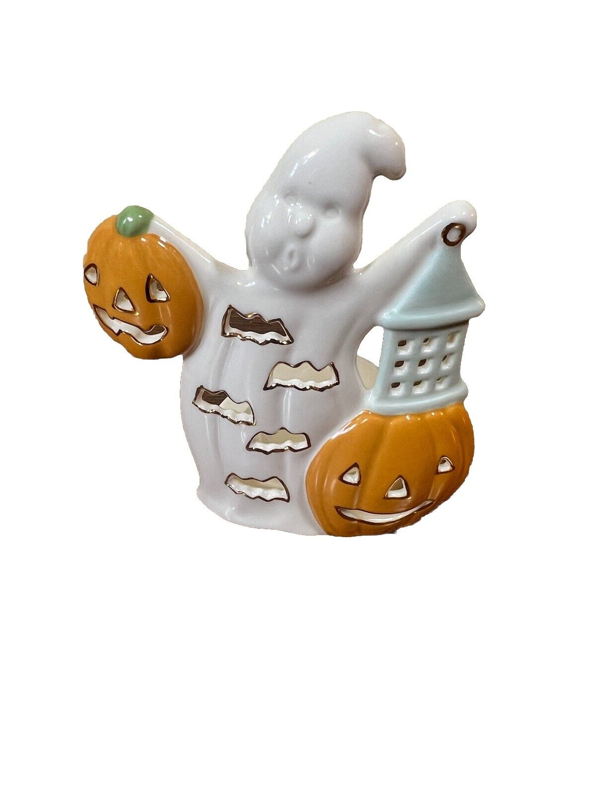 Lenox Halloween Ghost Votive Candle Holder Decor