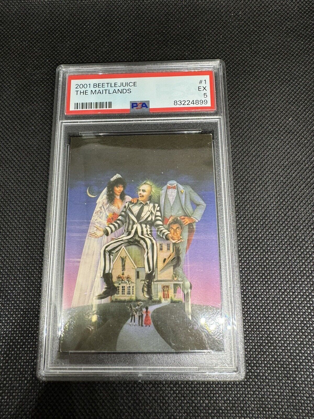 Warner Brothers 2001 Beetlejuice The Maitlands Collectible PSA 5