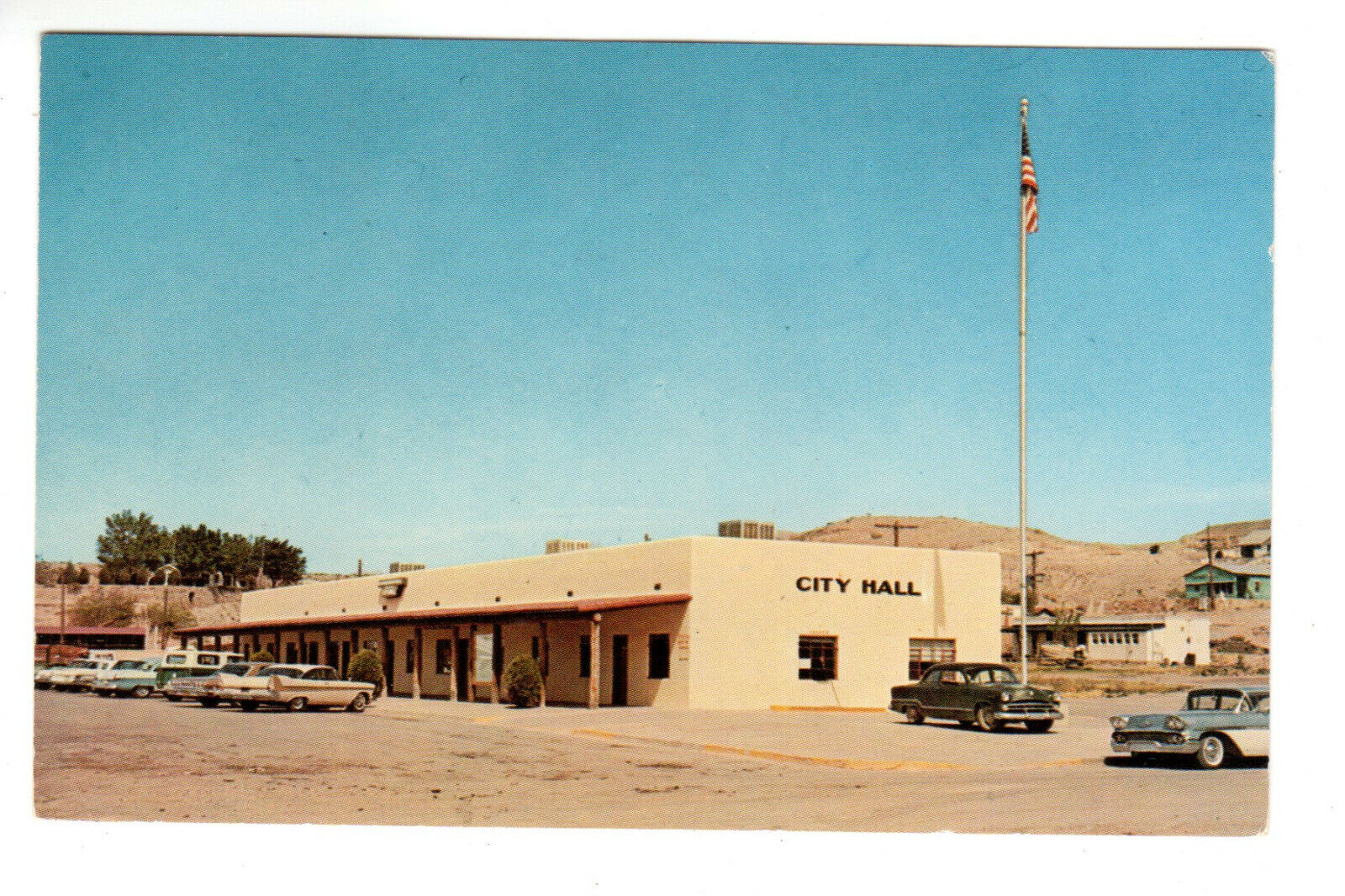 Postcard: Truth or Consequences, NM (New Mexico) City Hall