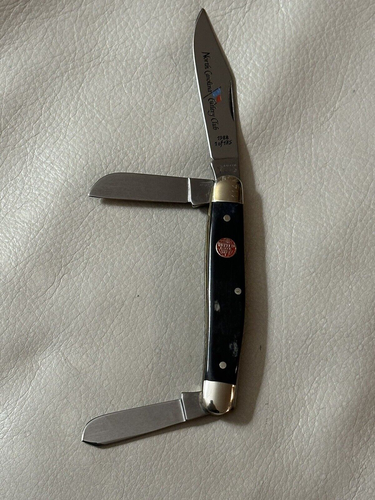VTG United Boker Solingen Knife North Carolina Cutlery Club 1988 Bone 1 of 175
