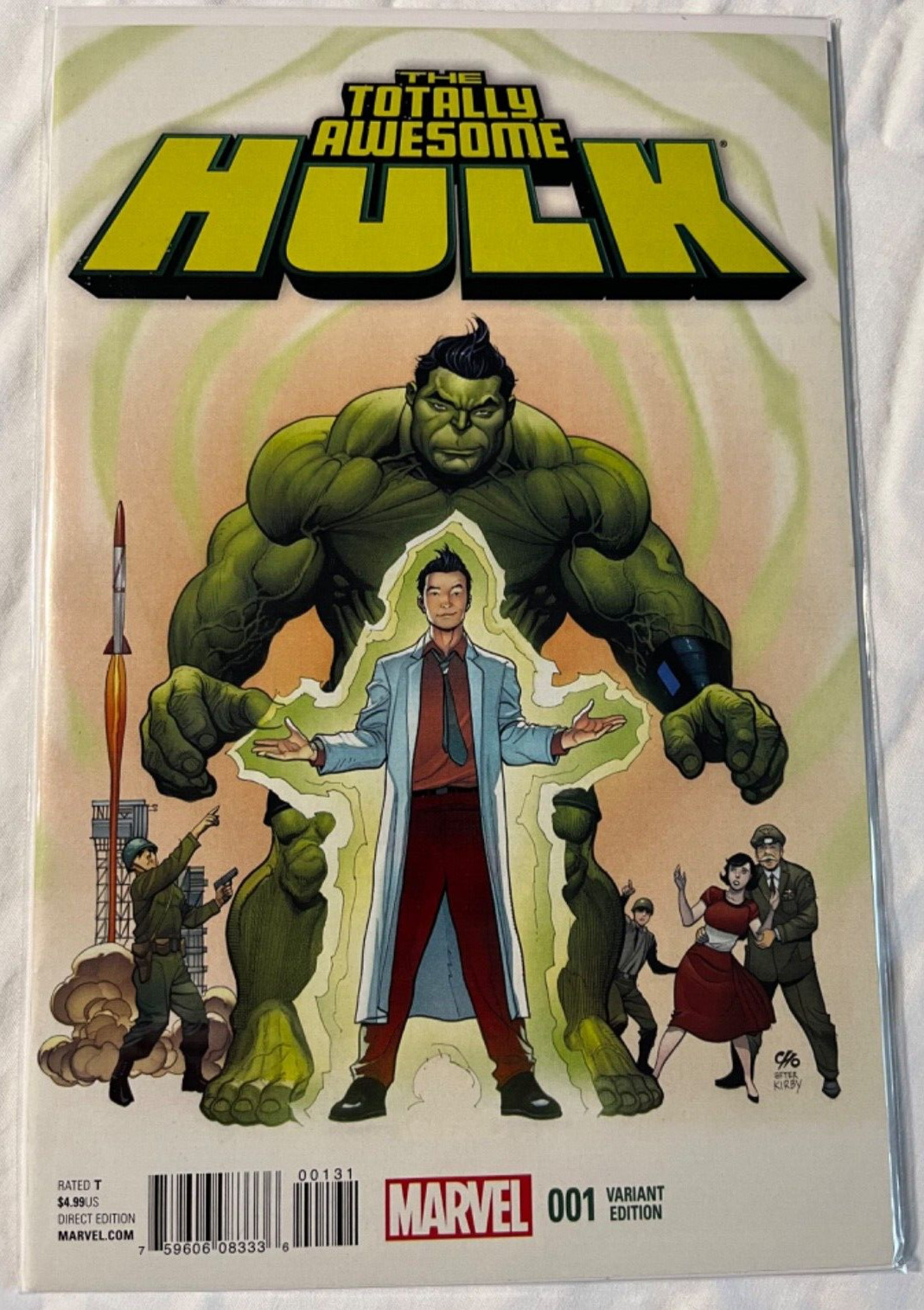 Totally Awesome Hulk #1, 1st Amadeus Cho as Hulk, 1:25 Incentive Frank Cho cover